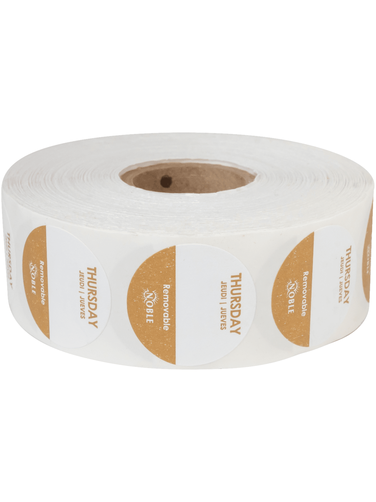 1” Removable Day dot labels Thursday 2000/roll