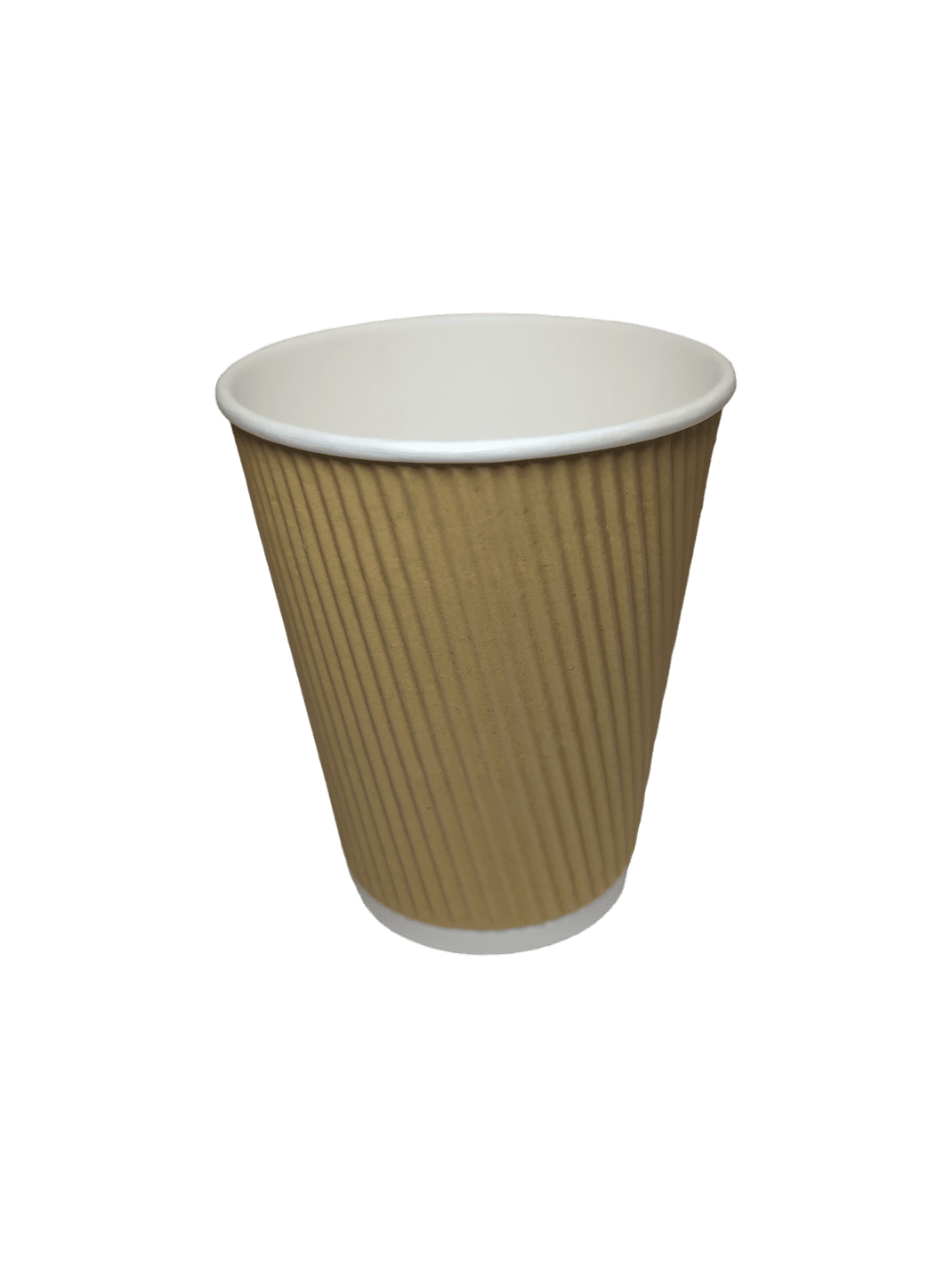 8 oz Ripple Wall Coffee Cups KRAFT 20x25/ctn