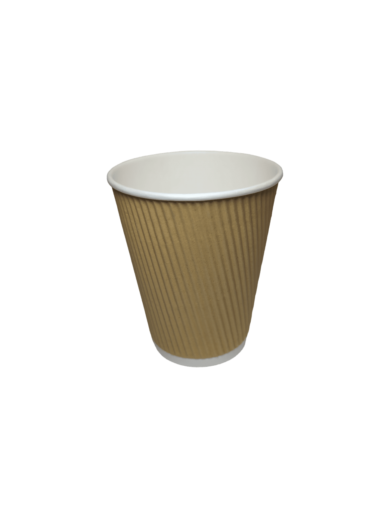 8 oz Ripple Wall Coffee Cups KRAFT 20x25/ctn
