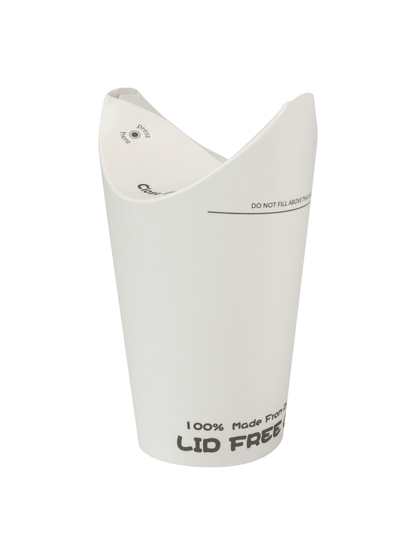 20 oz White Lid Free Paper Coffee Cups 500/ctn