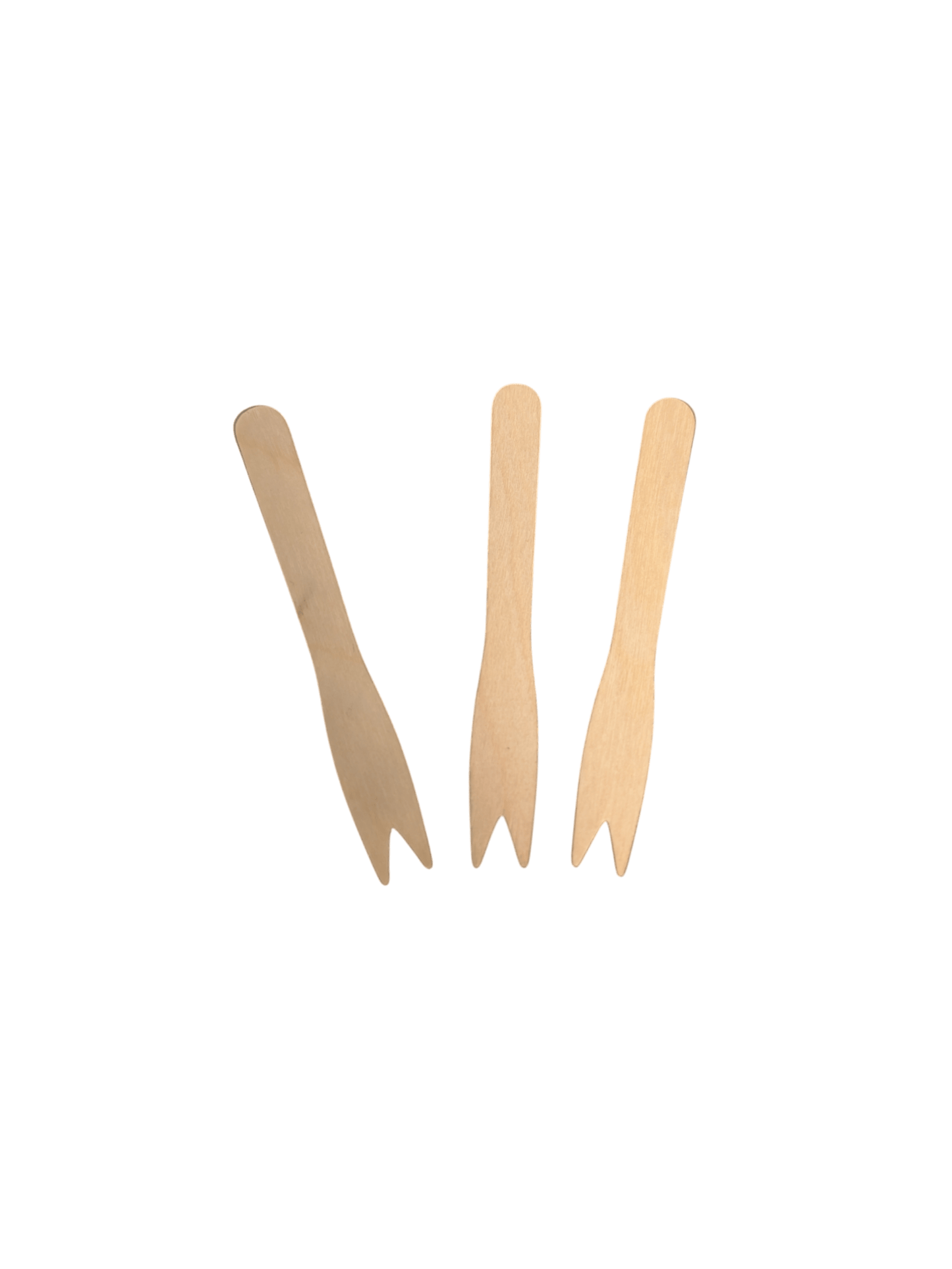 3.5" Wood 2 Prong Chip Fork 1000/bx