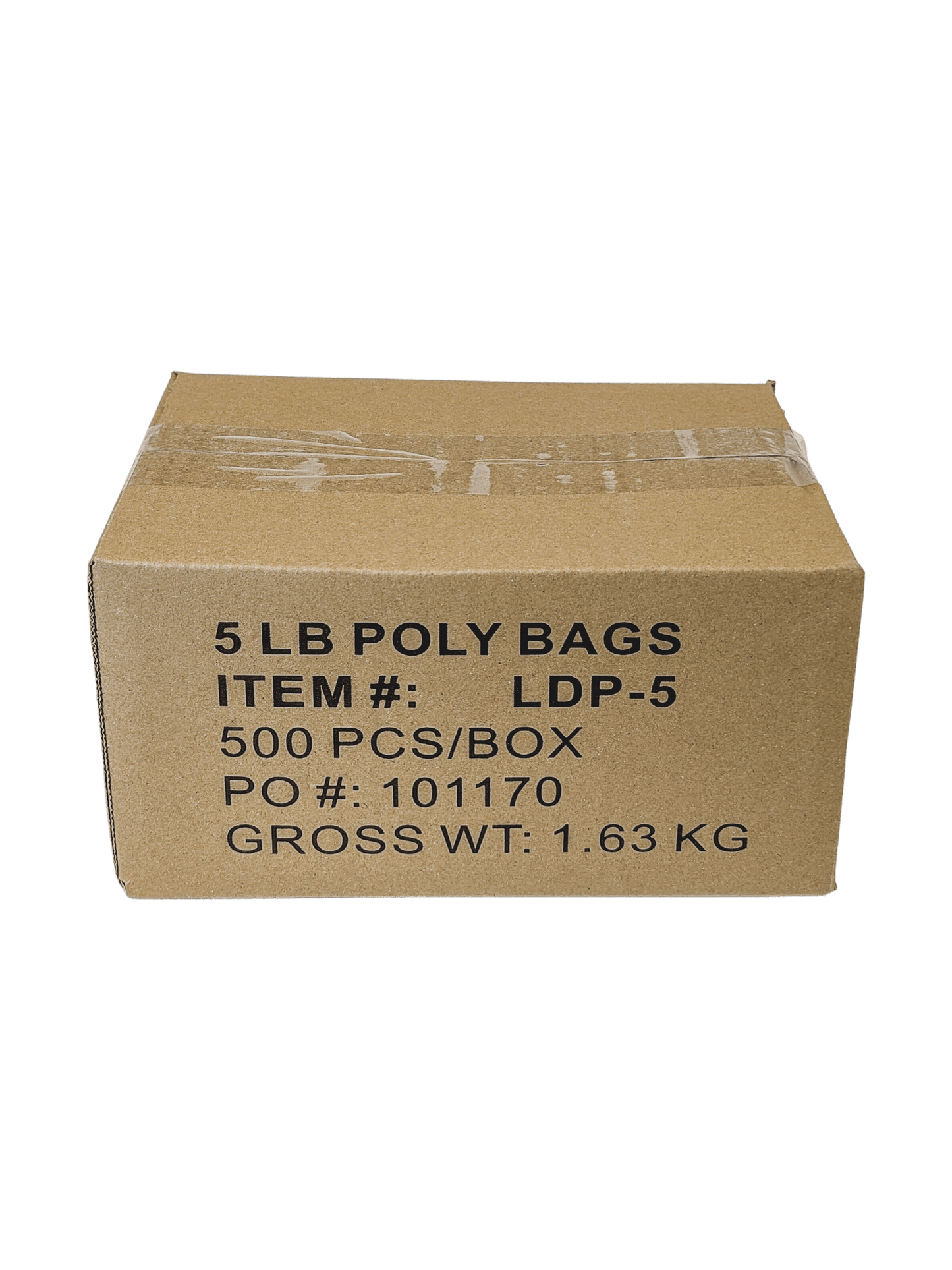 5 lb. Poly bags 500 pcs/bx
