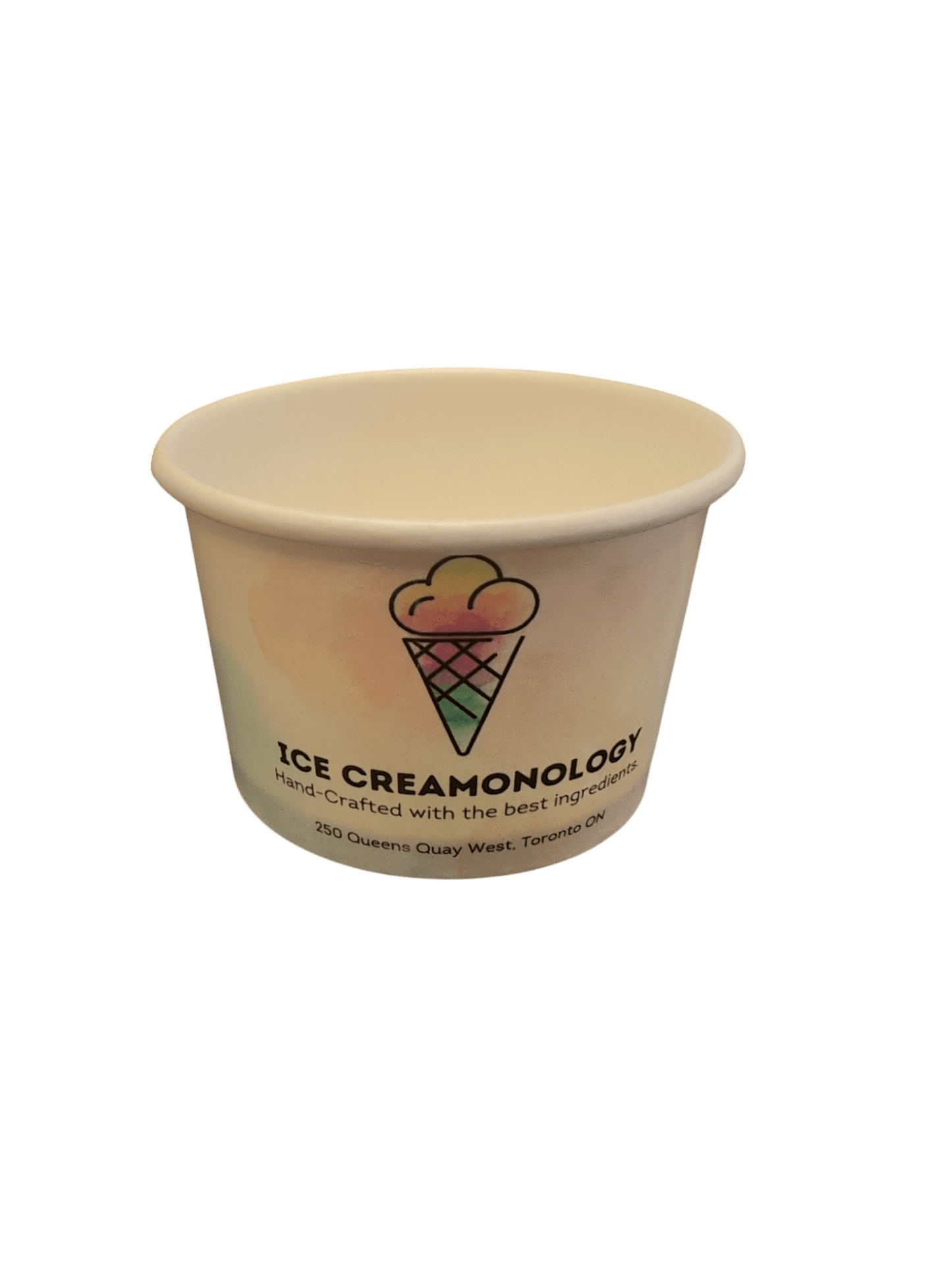 6oz Ice Creamonology Ice cream paper cup PE 1000/ctn