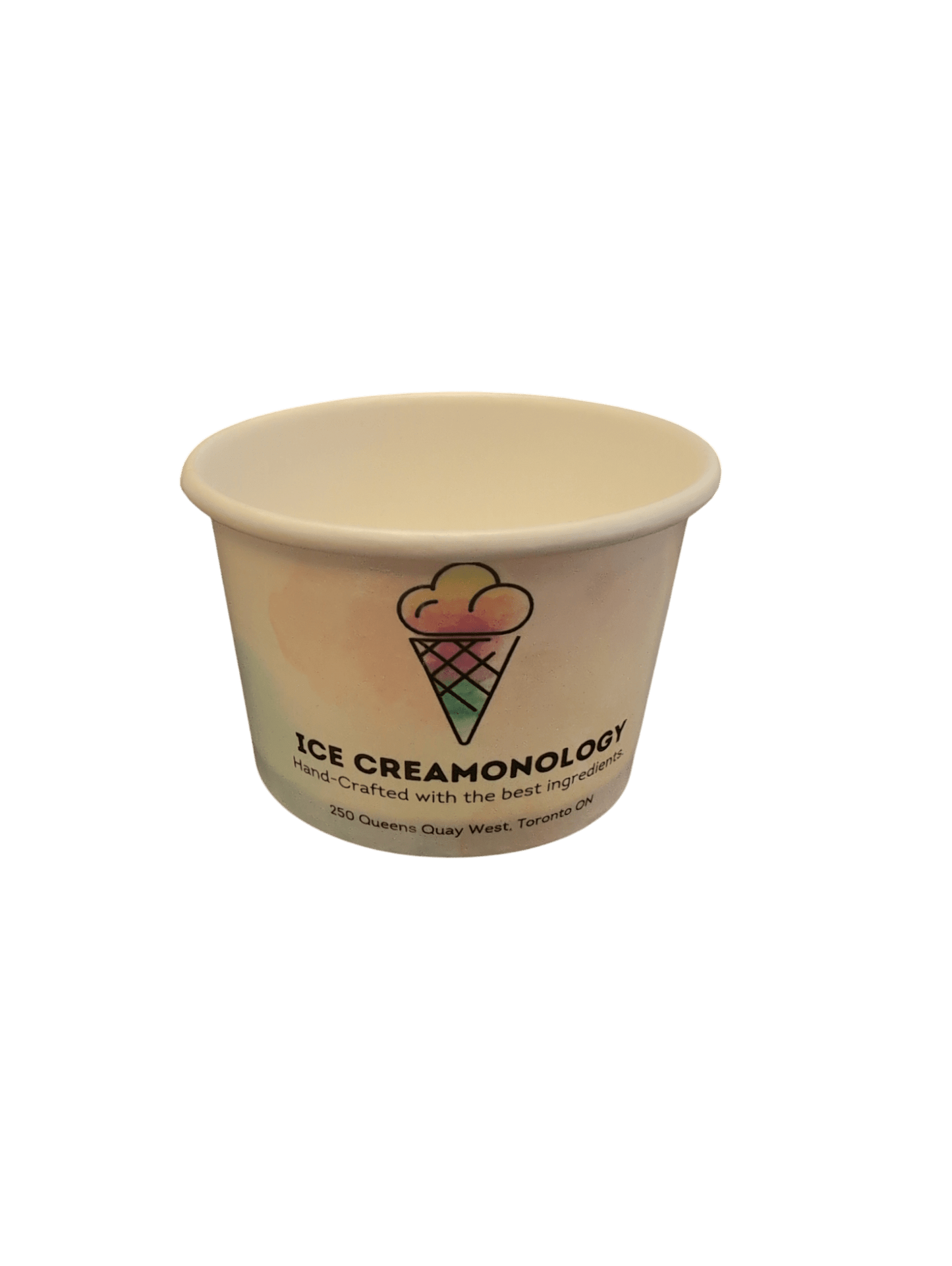 6oz Ice Creamonology Ice cream paper cup PE 1000/ctn