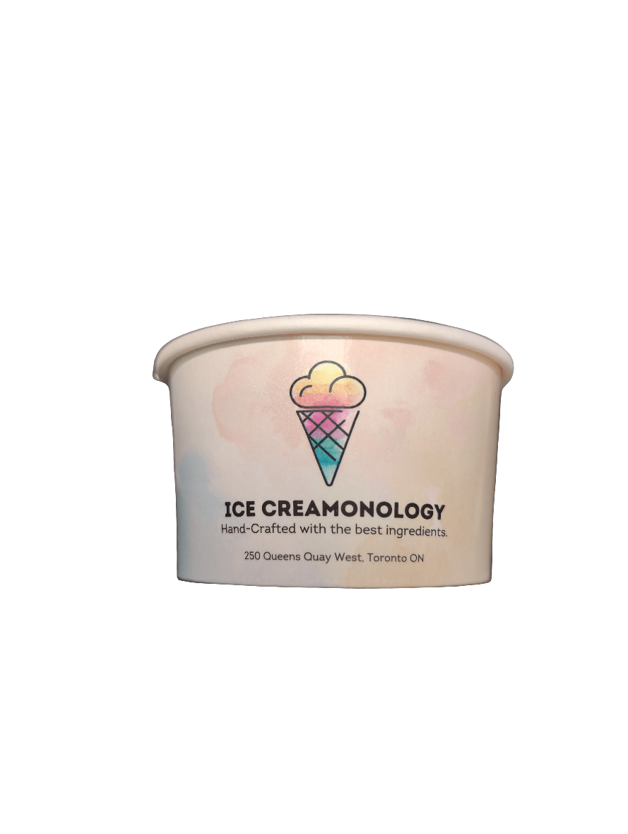 8oz Ice Creamonology Ice cream paper cup PE 1000/ctn