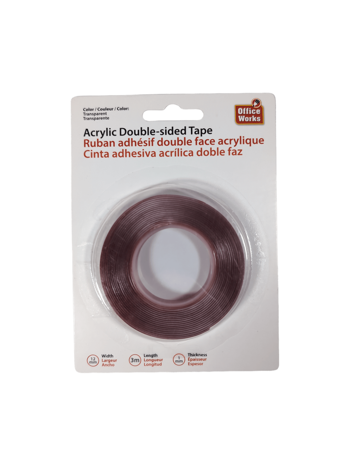 Acrylic Double Sided Tape Transparent 3 meter