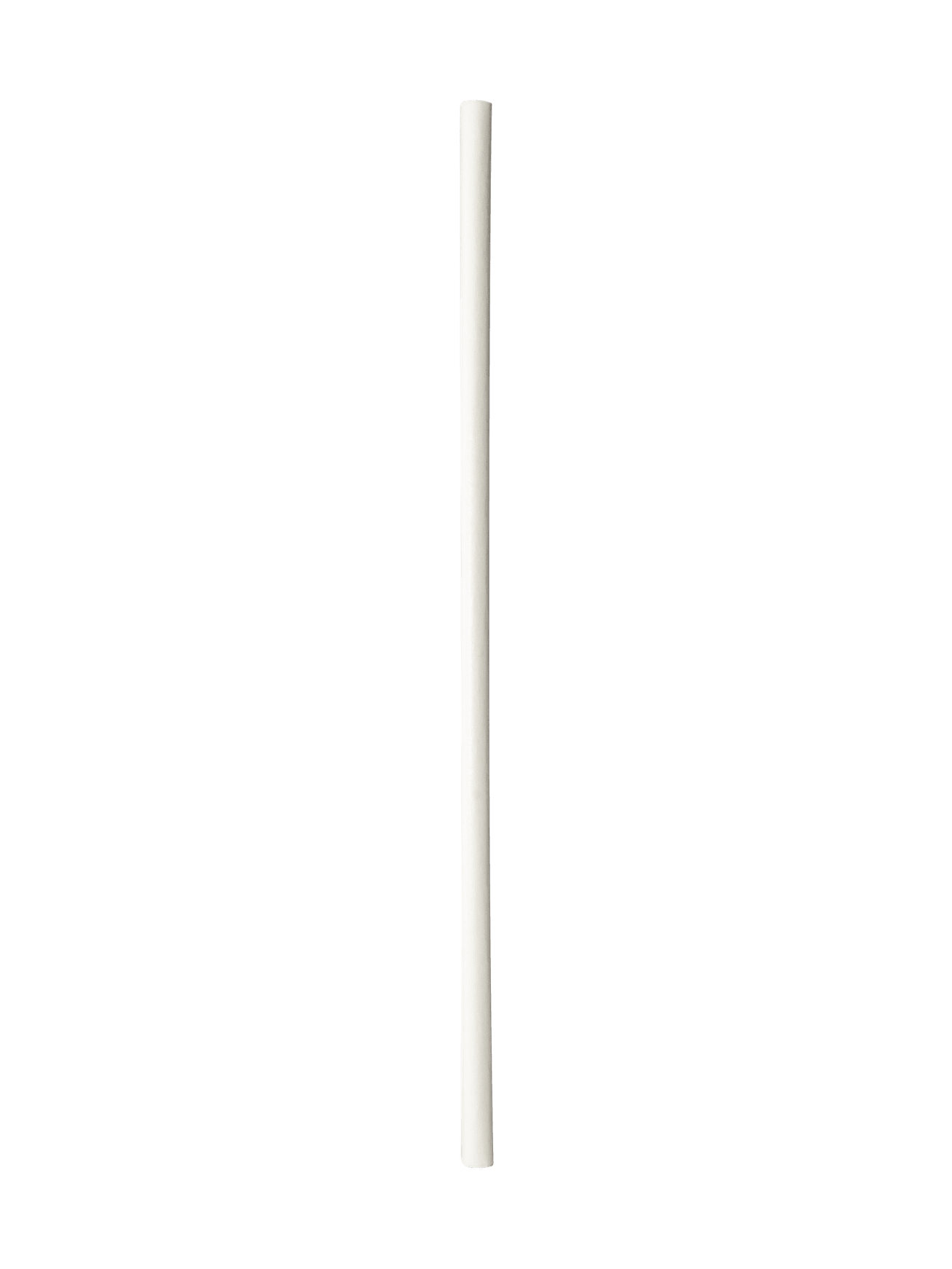 Bamboo Powder Straw Unwrapped 6" x 6mm - 500/pk