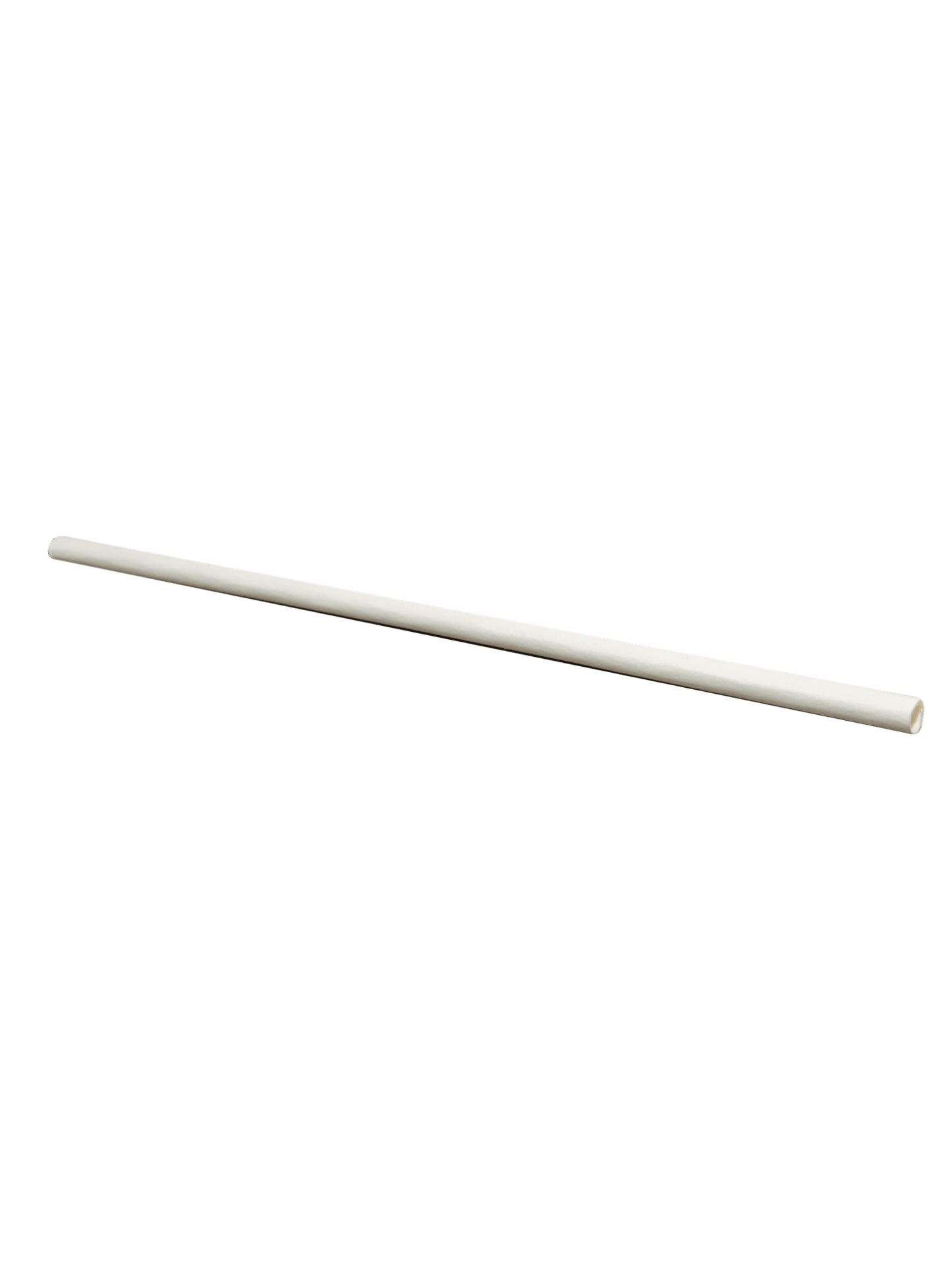 Bamboo Powder Straw Unwrapped 6" x 6mm - 500/pk