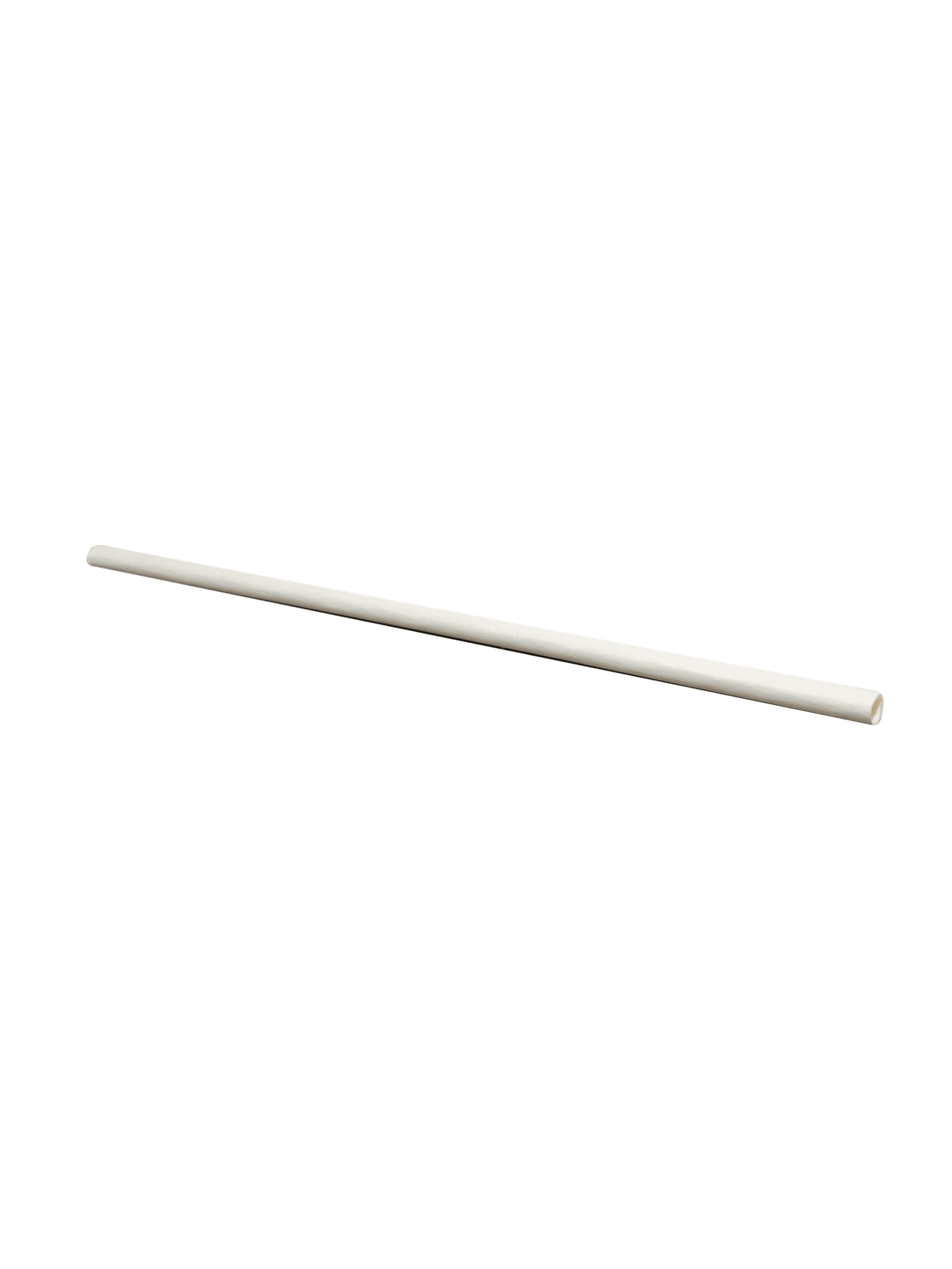 Bamboo Powder Straw Unwrapped 8" x 6mm - 500/pk