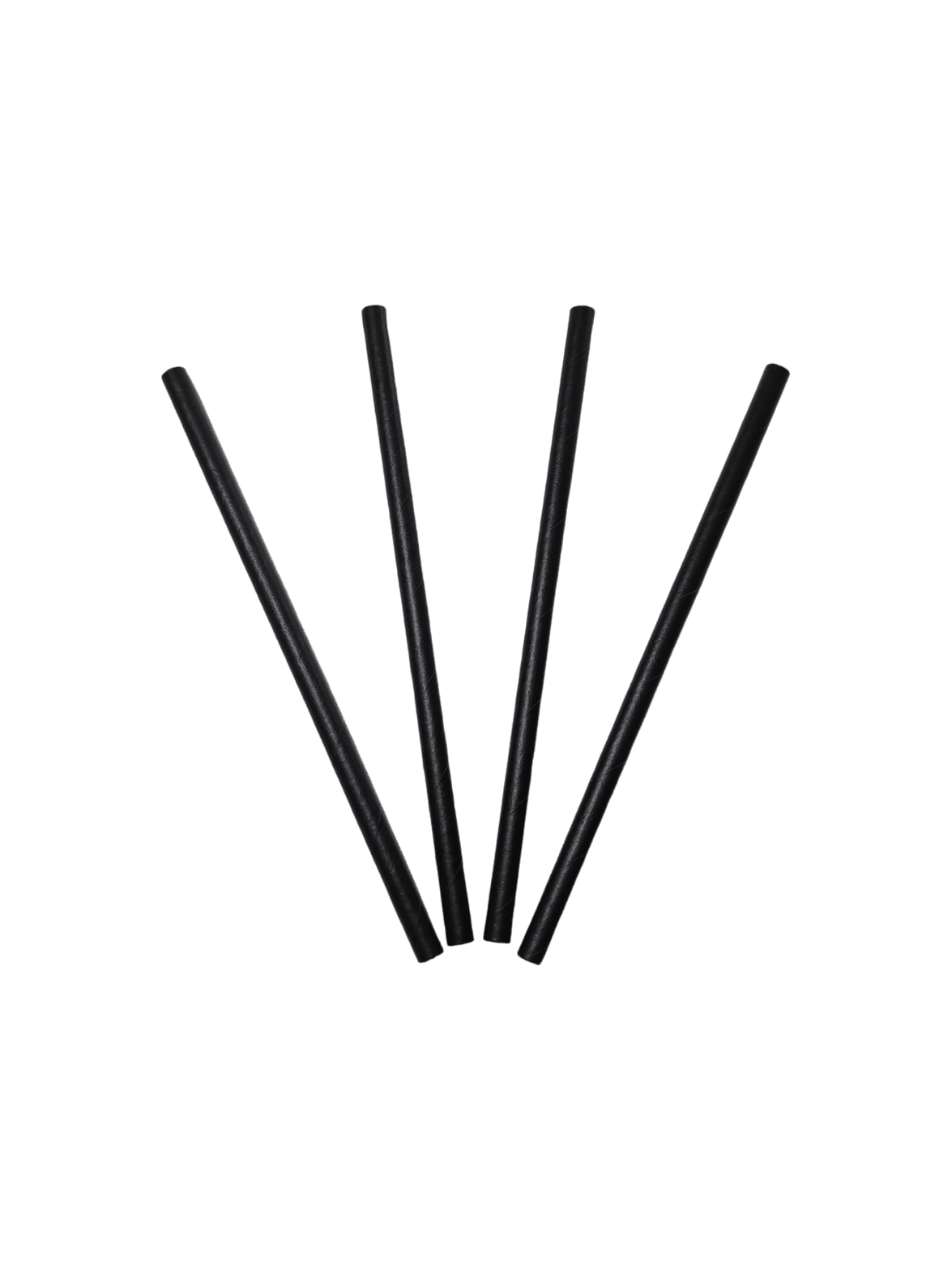 Black Paper Straw 6” 6mm 625/pk