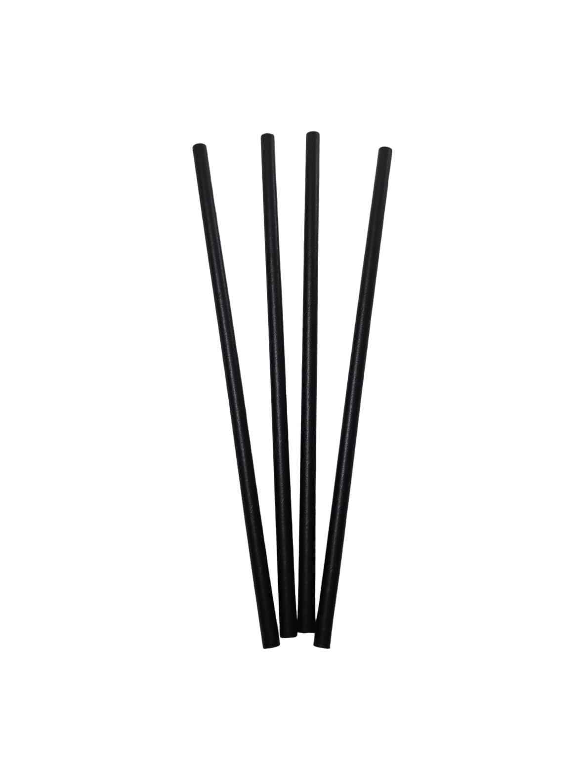 Black Paper Straw 8” 6mm 625/pk