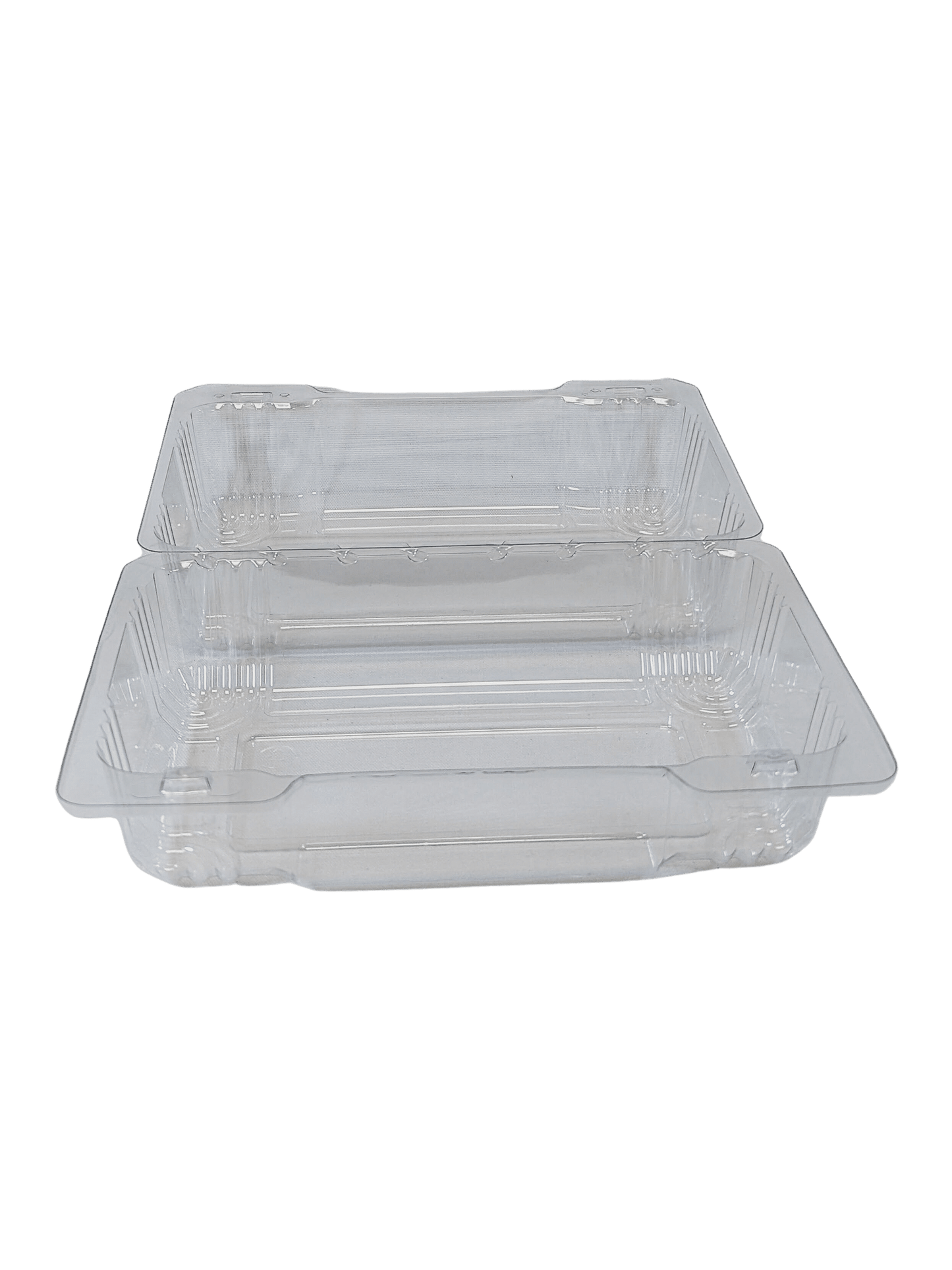 Clear Hinged Lunch Box, Deep, 9x6x4” VEL026 400/ct