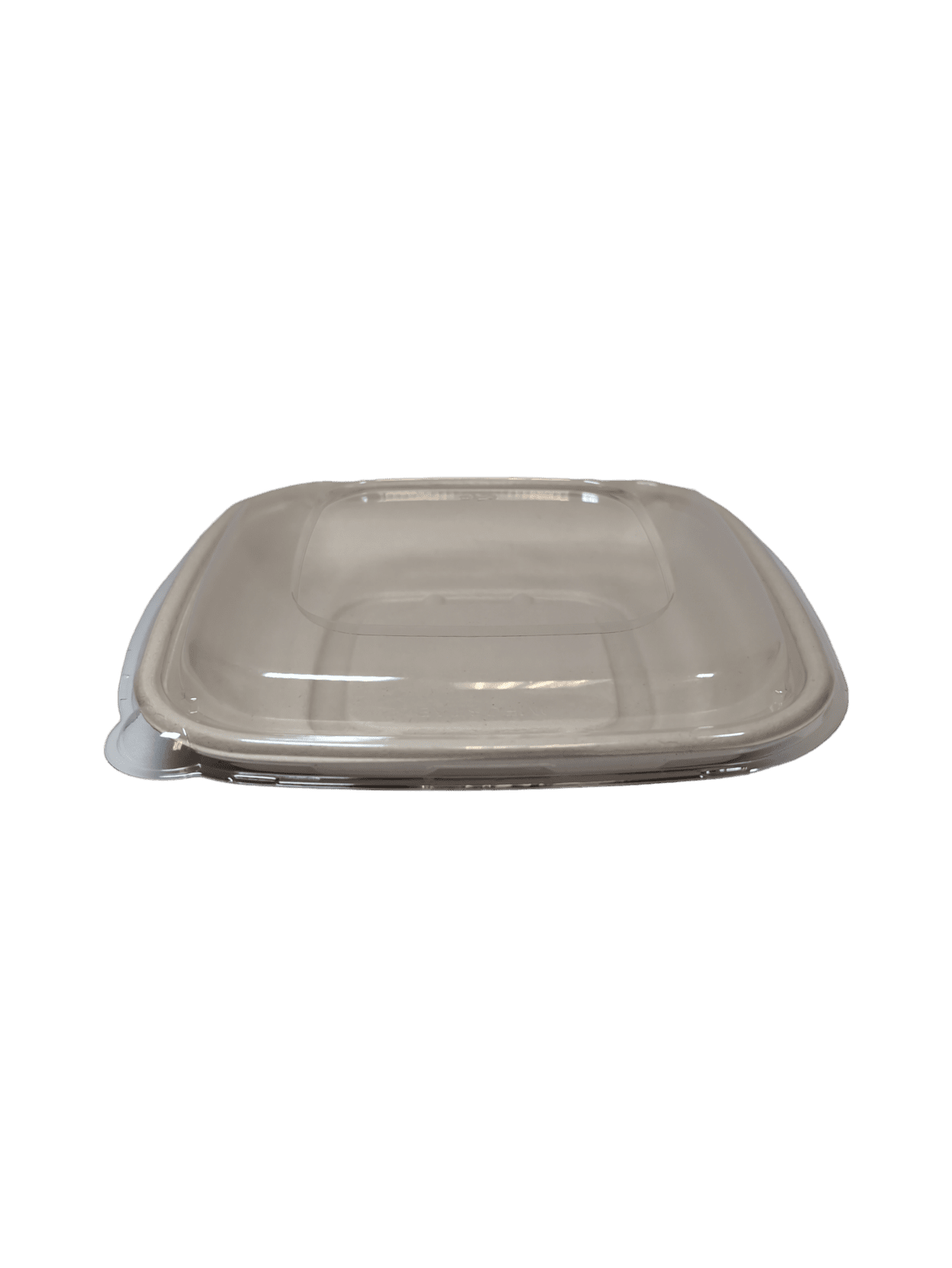 Clear Lid fits 24/32/48oz Square CB Pulp Shallow Bowl 300/ctn