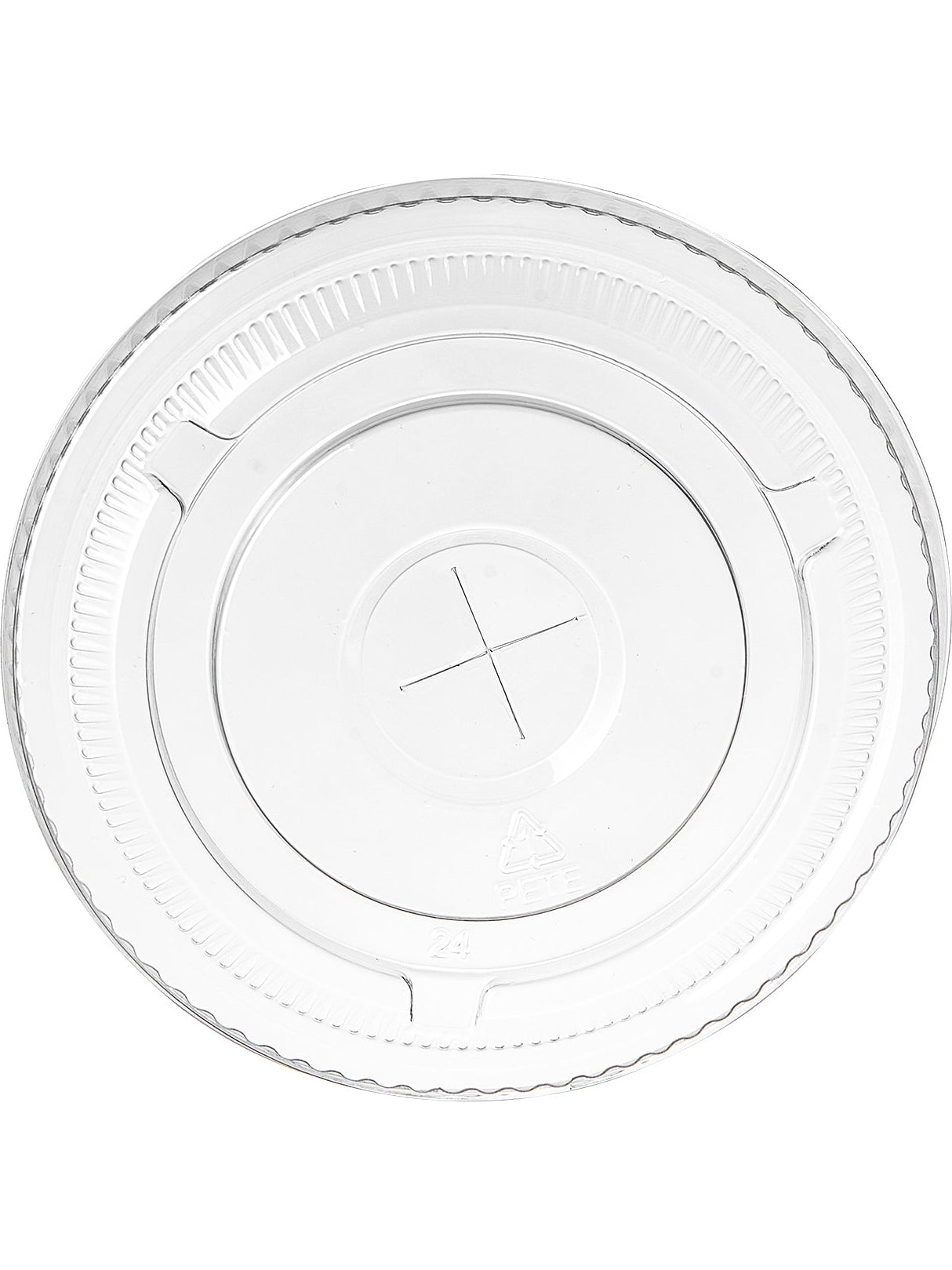 Flat Clear X-Slot Lid - Fits 12/16/20oz - 1000/ctn