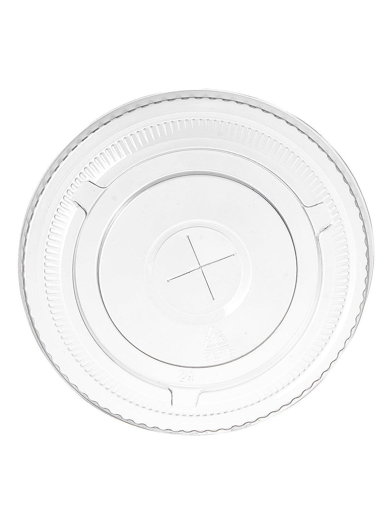 Flat Clear X-Slot Lid - Fits 12/16/20oz - 1000/ctn