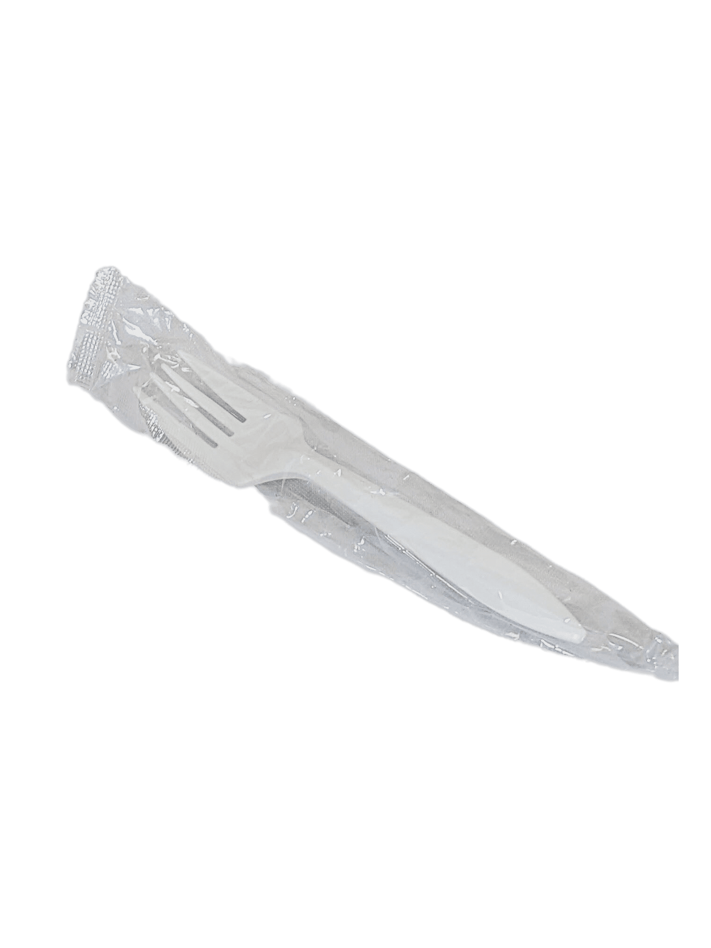 Fork Wrapped White Plastic 1000/ctn