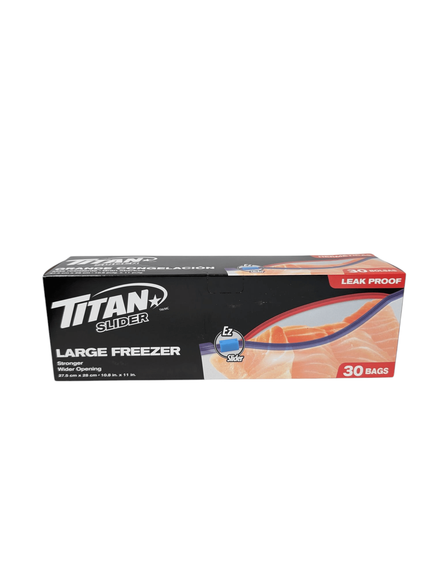 Freezer Bags 10.8 x 11" Slider Close 30/bx