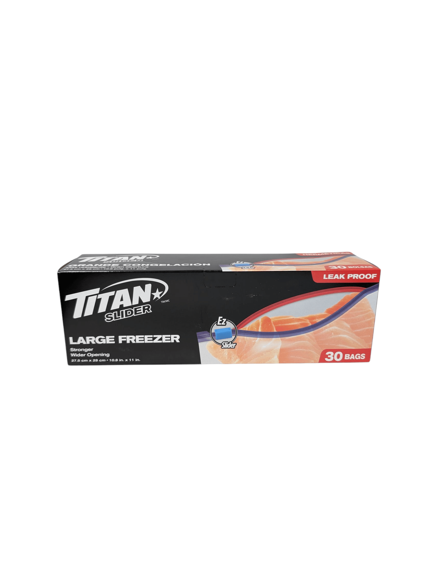 Freezer Bags 10.8 x 11" Slider Close 30/bx