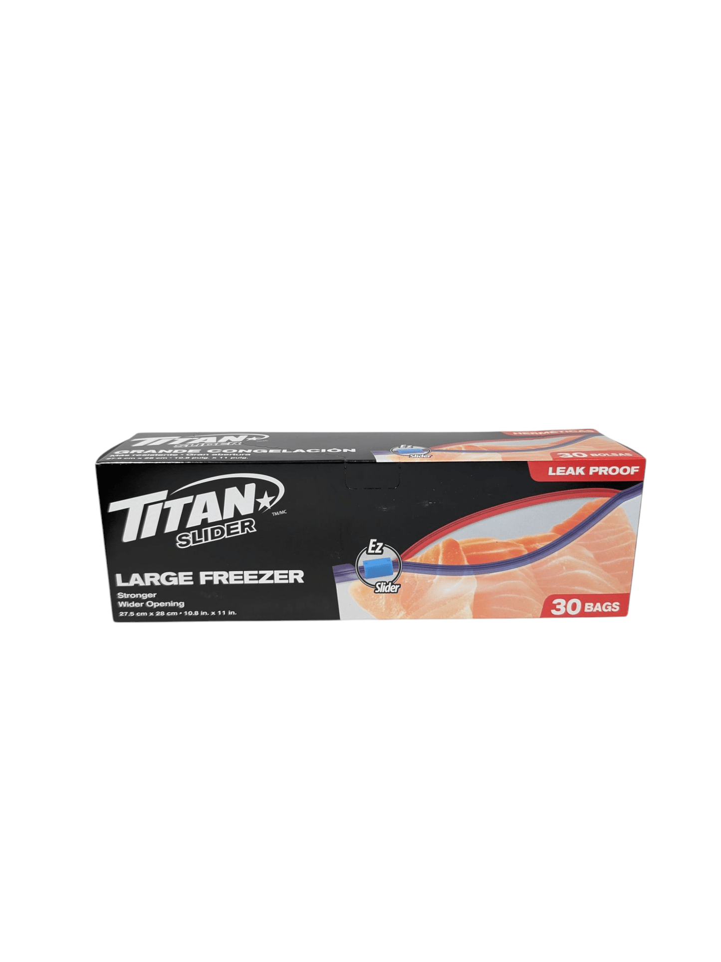 Freezer Bags 10.8 x 11" Slider Close 30/bx