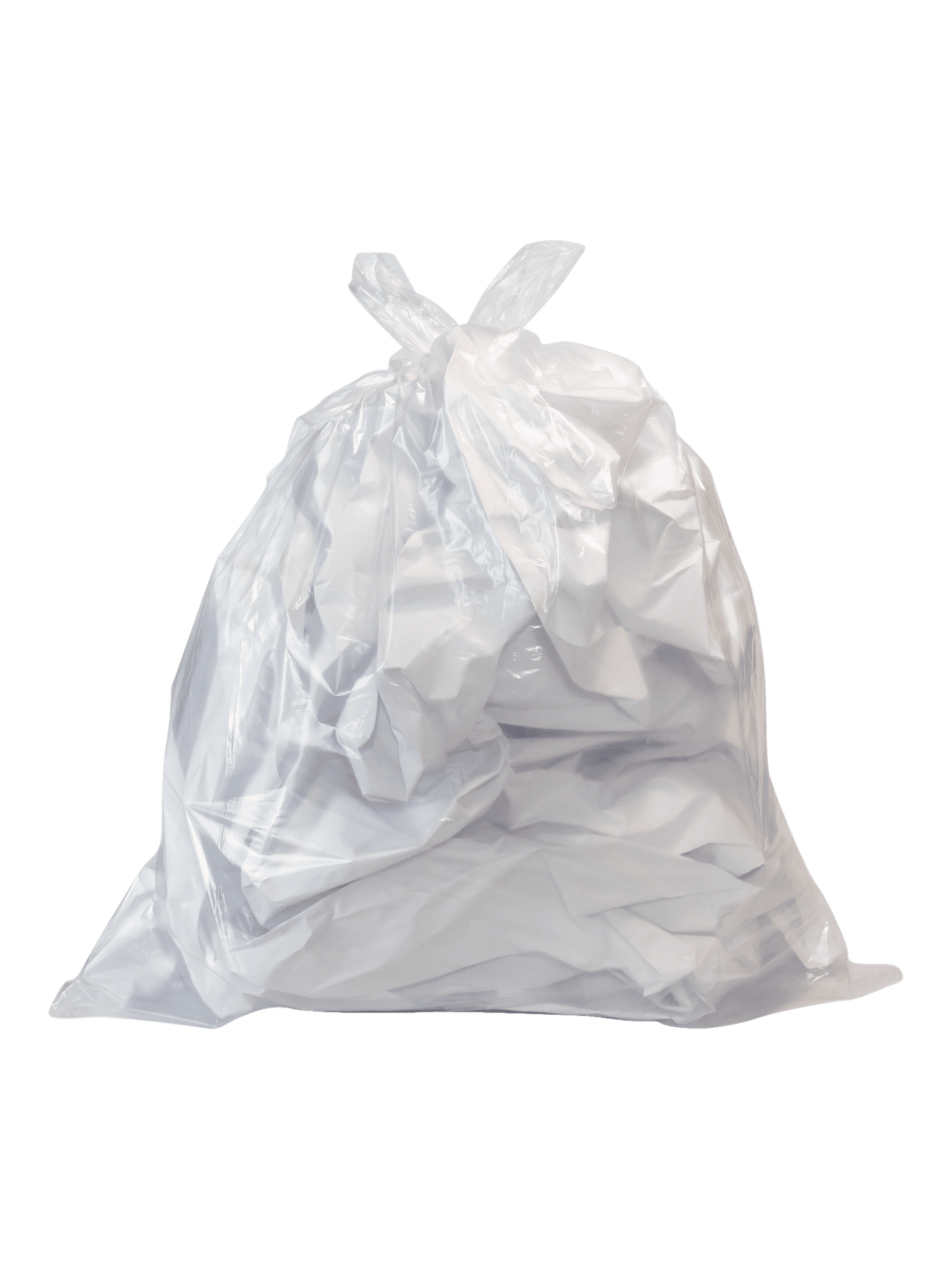 Garbage bags 42 x 48” Clear Strong 125/cs