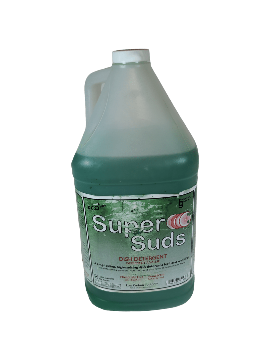 Green Dish Soap: Super Suds 4 x 4L