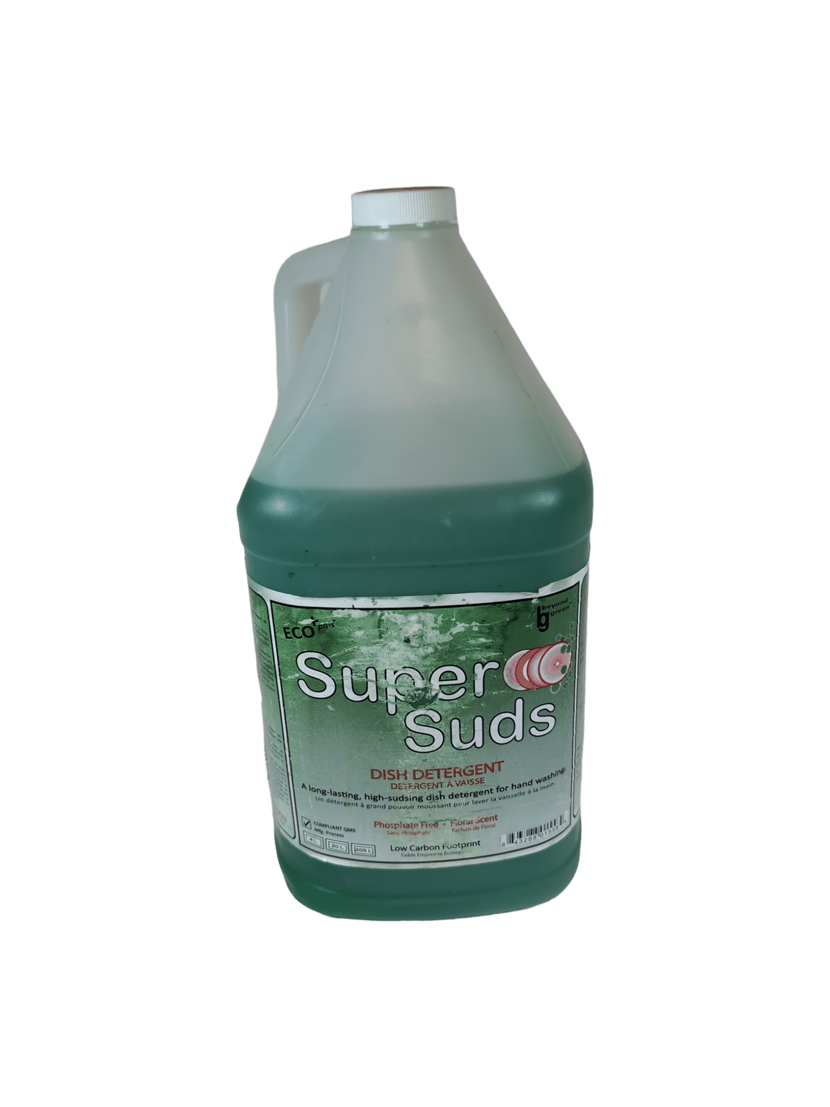 Green Dish Soap: Super Suds 4 x 4L