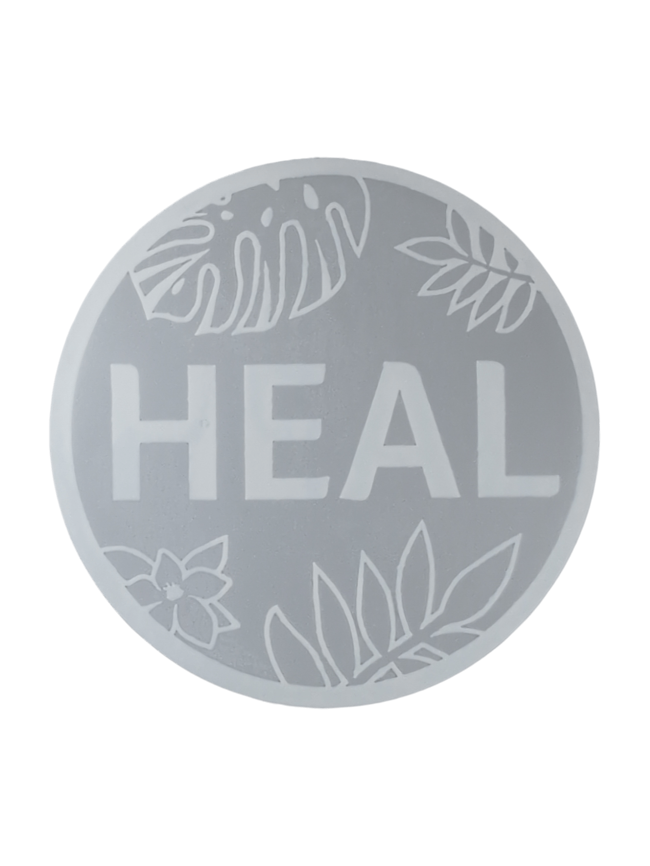 Heal Clear Poly 2.25” Round Label 1000/roll