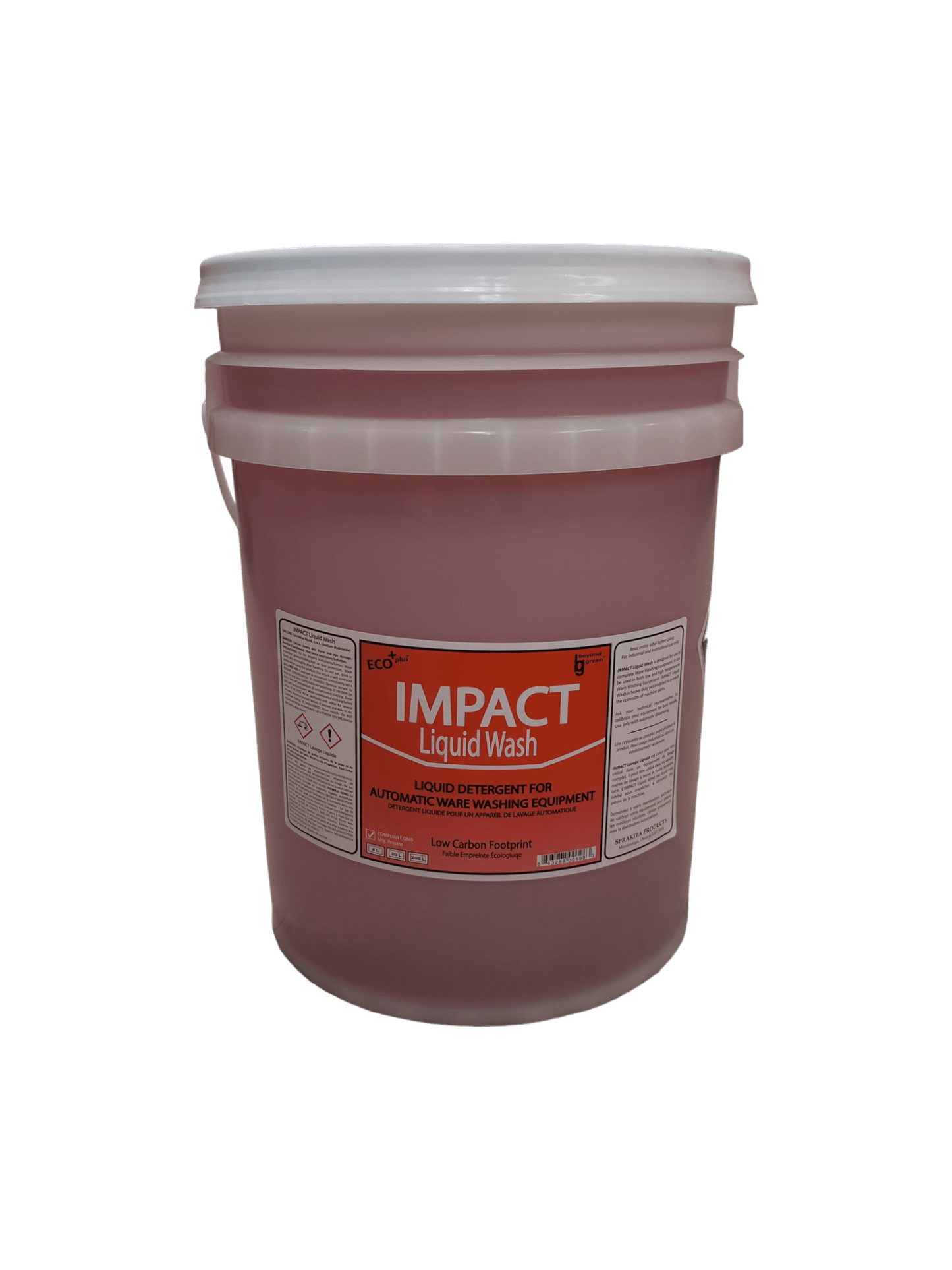 Impact Wash Auto Dishwashing Liquid Detergent 20L Pail