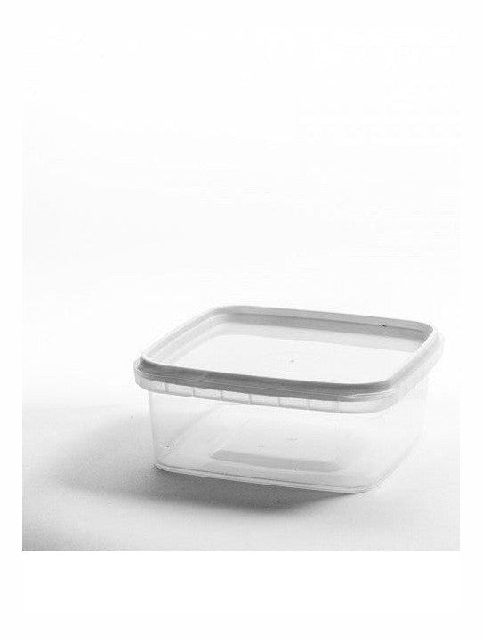 Lid for Heavy Duty Square Tamper Proof Deli Container fits 7 - 16oz 500/ctn