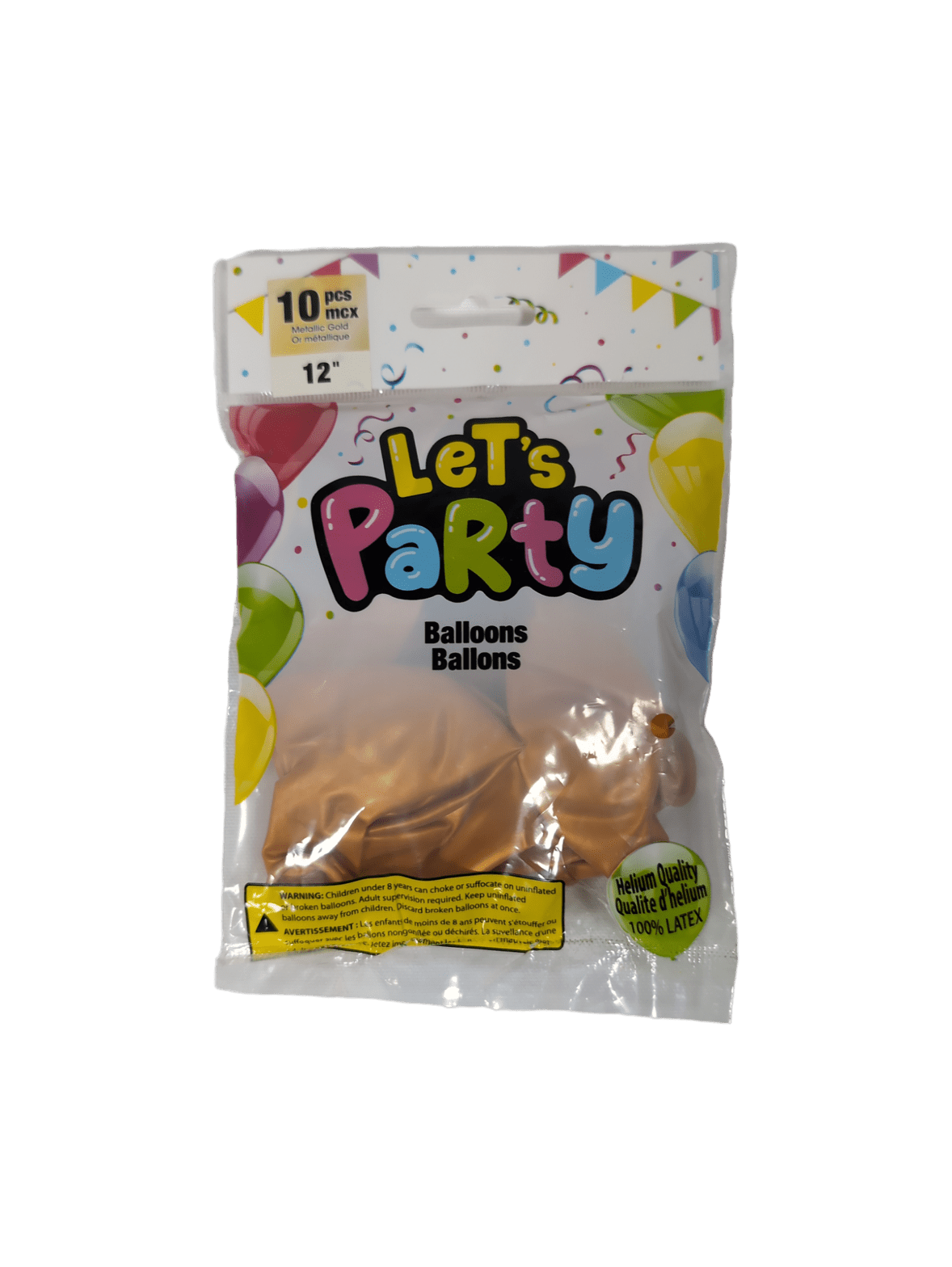 Metallic Gold 12" Balloon 10/pk