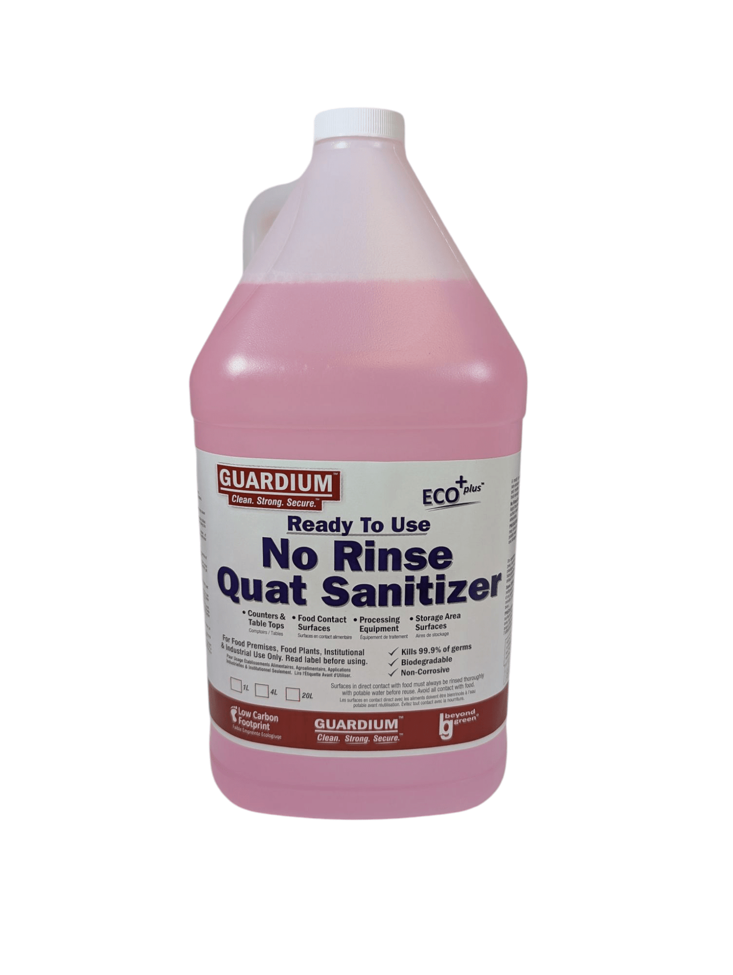 No Rinse Quat Sanitizer 4 x 4L