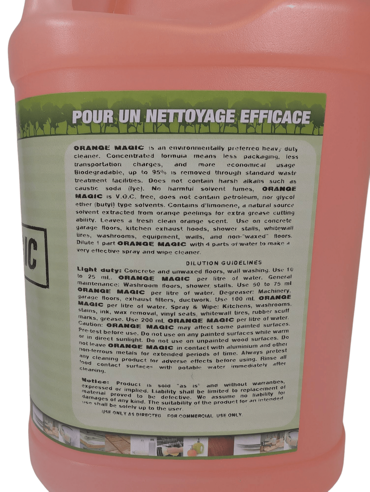 Orange Magic Heavy Duty Degreaser 4 x 4L