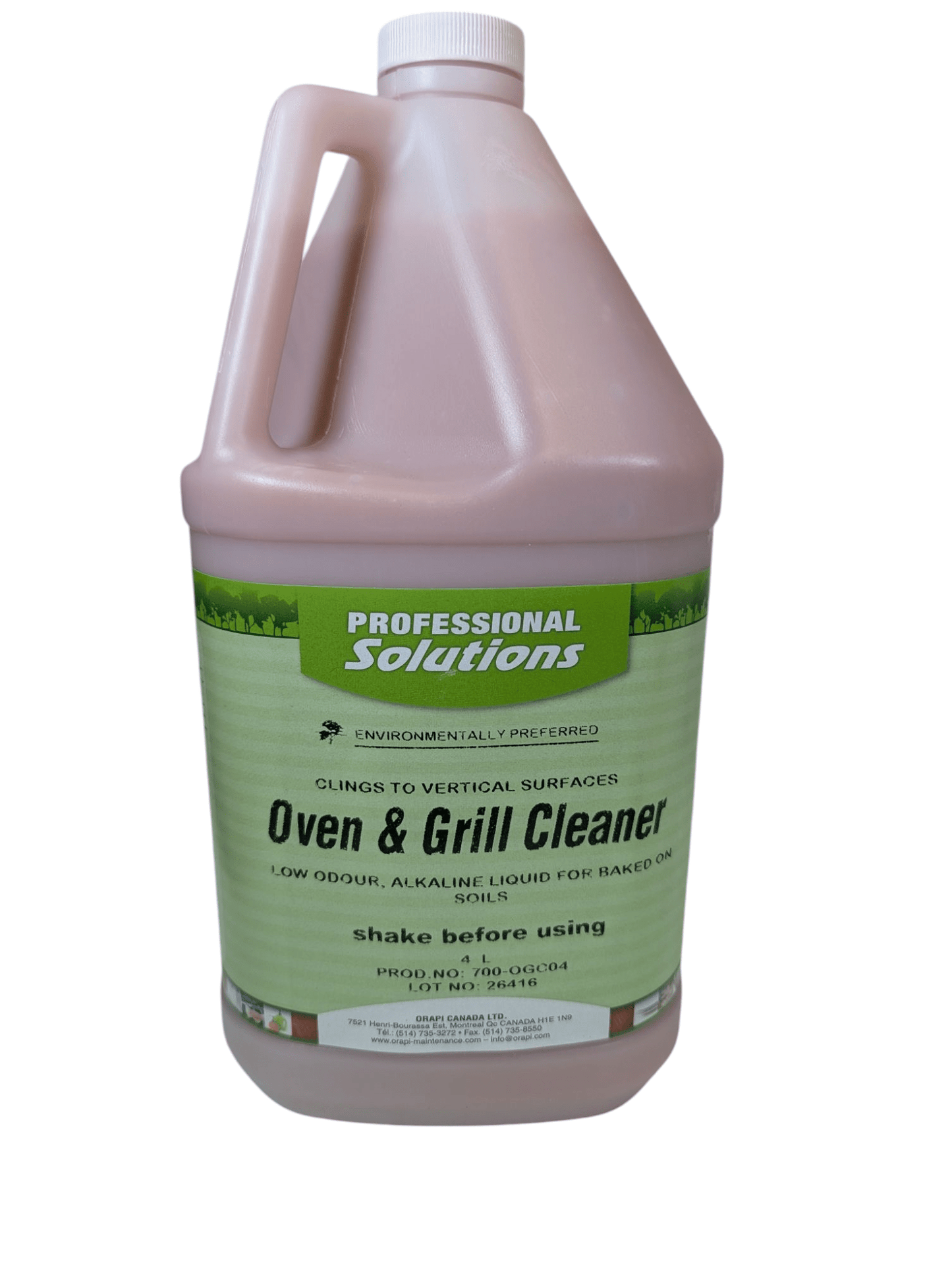 Oven Grill Cleaner Gel 4 x 4L