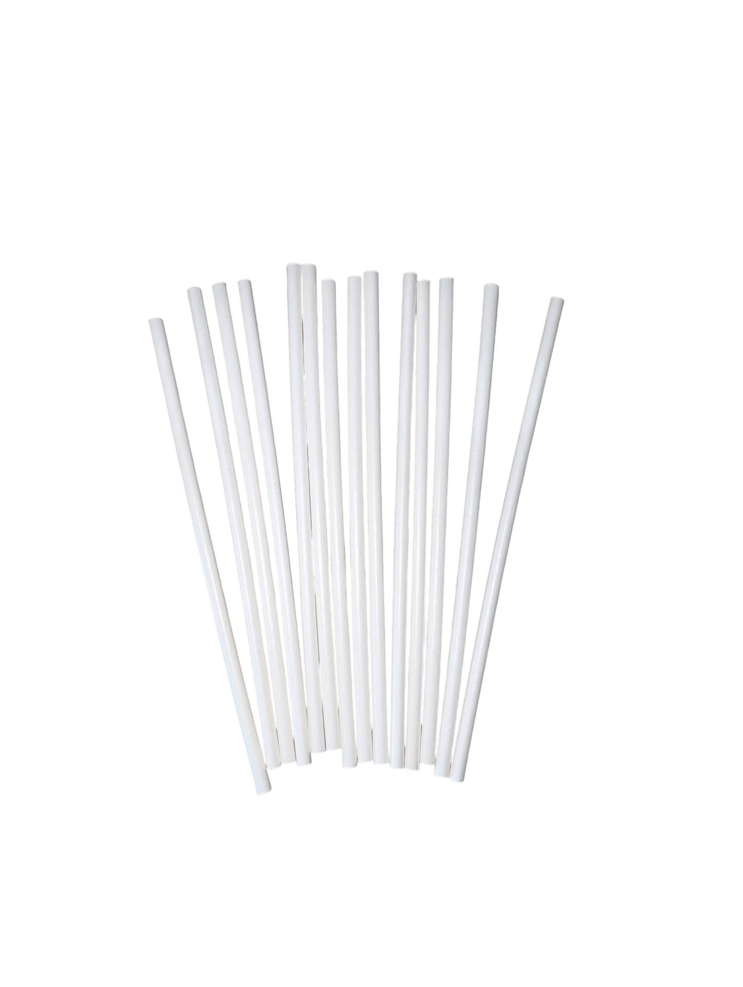 Paper Straw White 8” x 6mm 500/pk