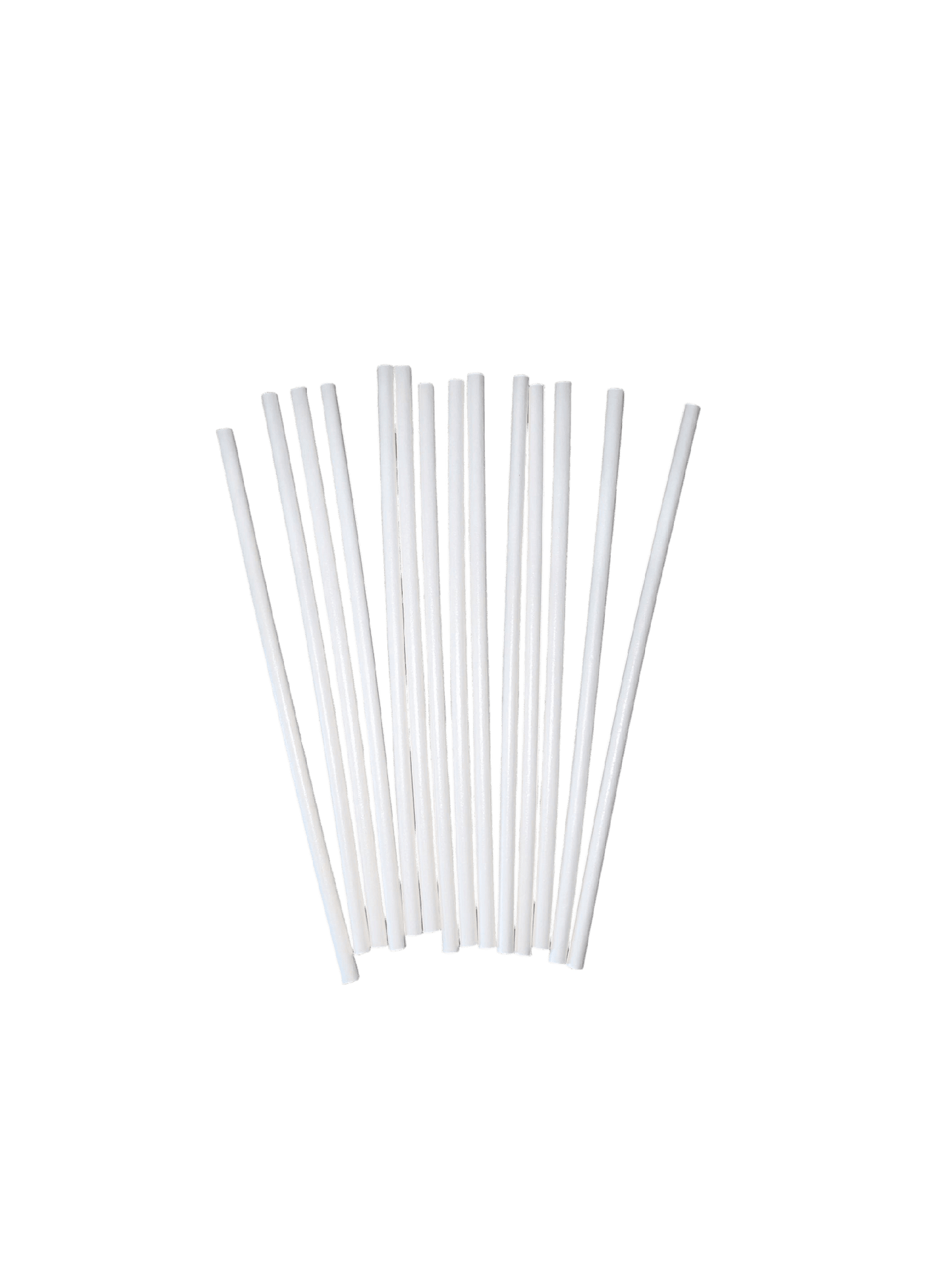 Paper Straw White 8” x 6mm 500/pk