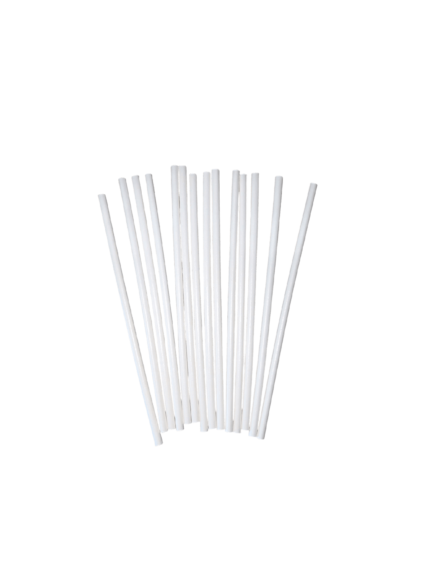 Paper Straw White 8” x 6mm 500/pk