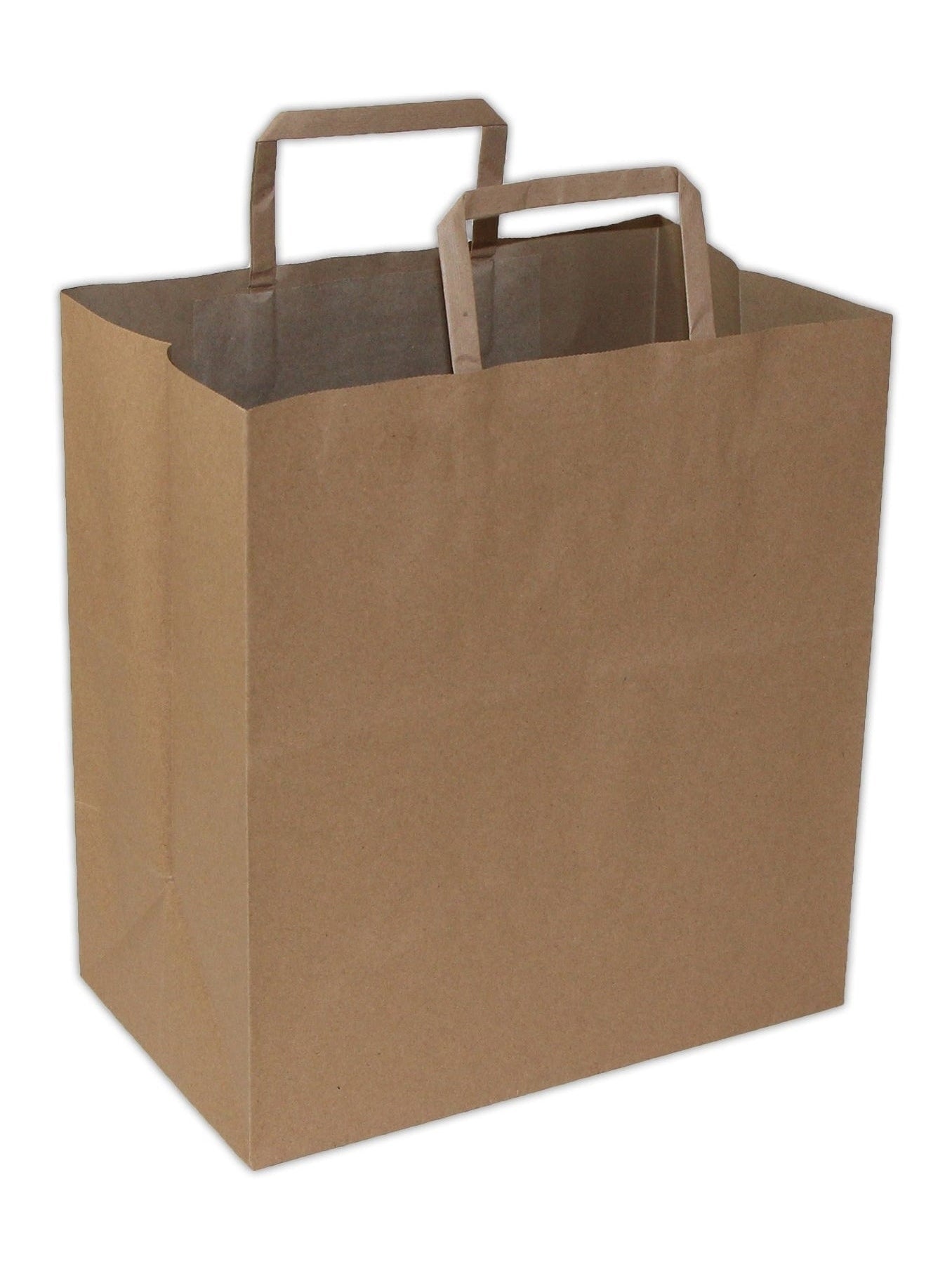 Paper Take-Out Bag with handle 11 x 6 x 12” 250/ctn