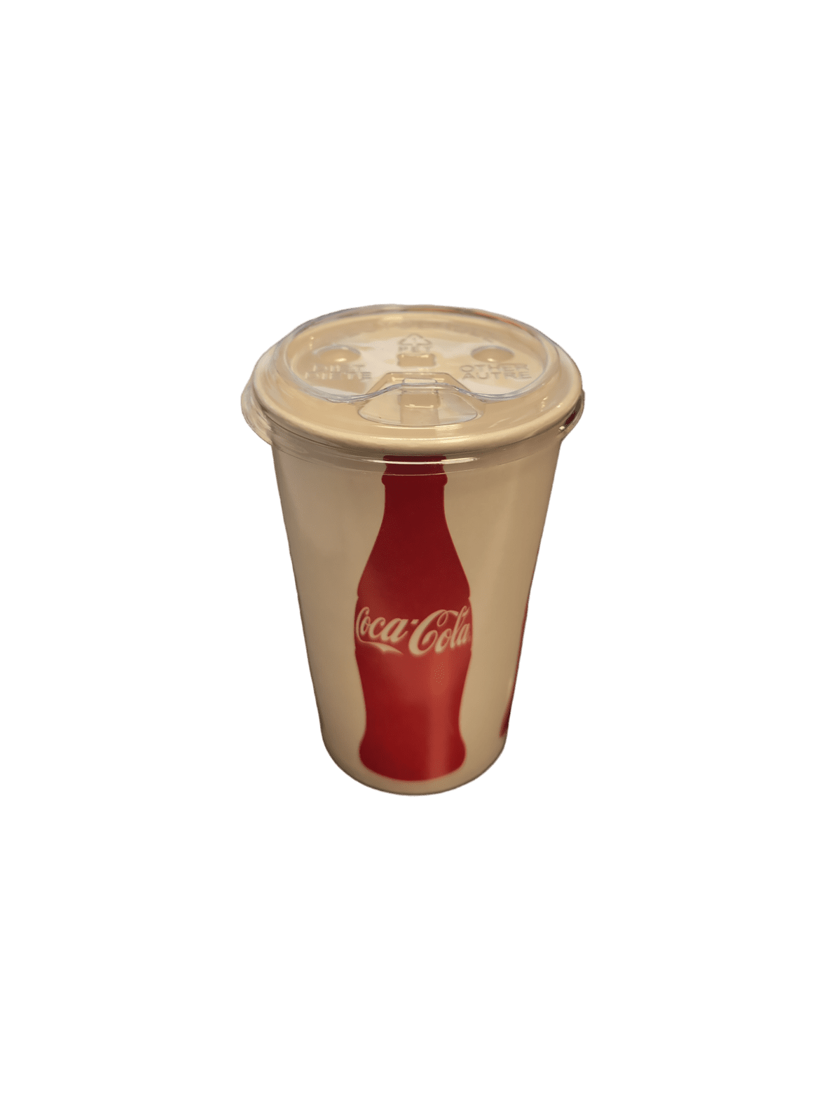 Strawless Lid PET Coke/Pepsi Cup 88mm 1000/ctn