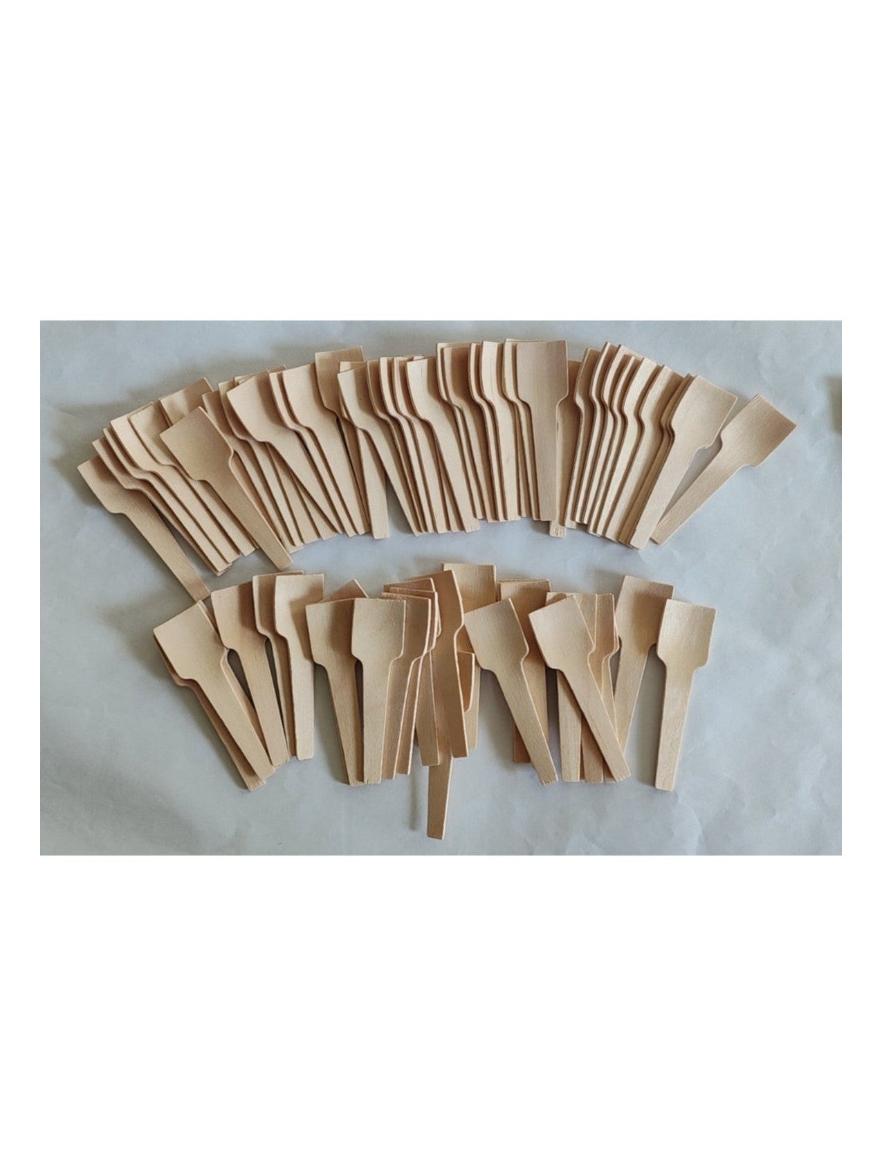 Tasting Spoon Wood 70mm 1000/bx