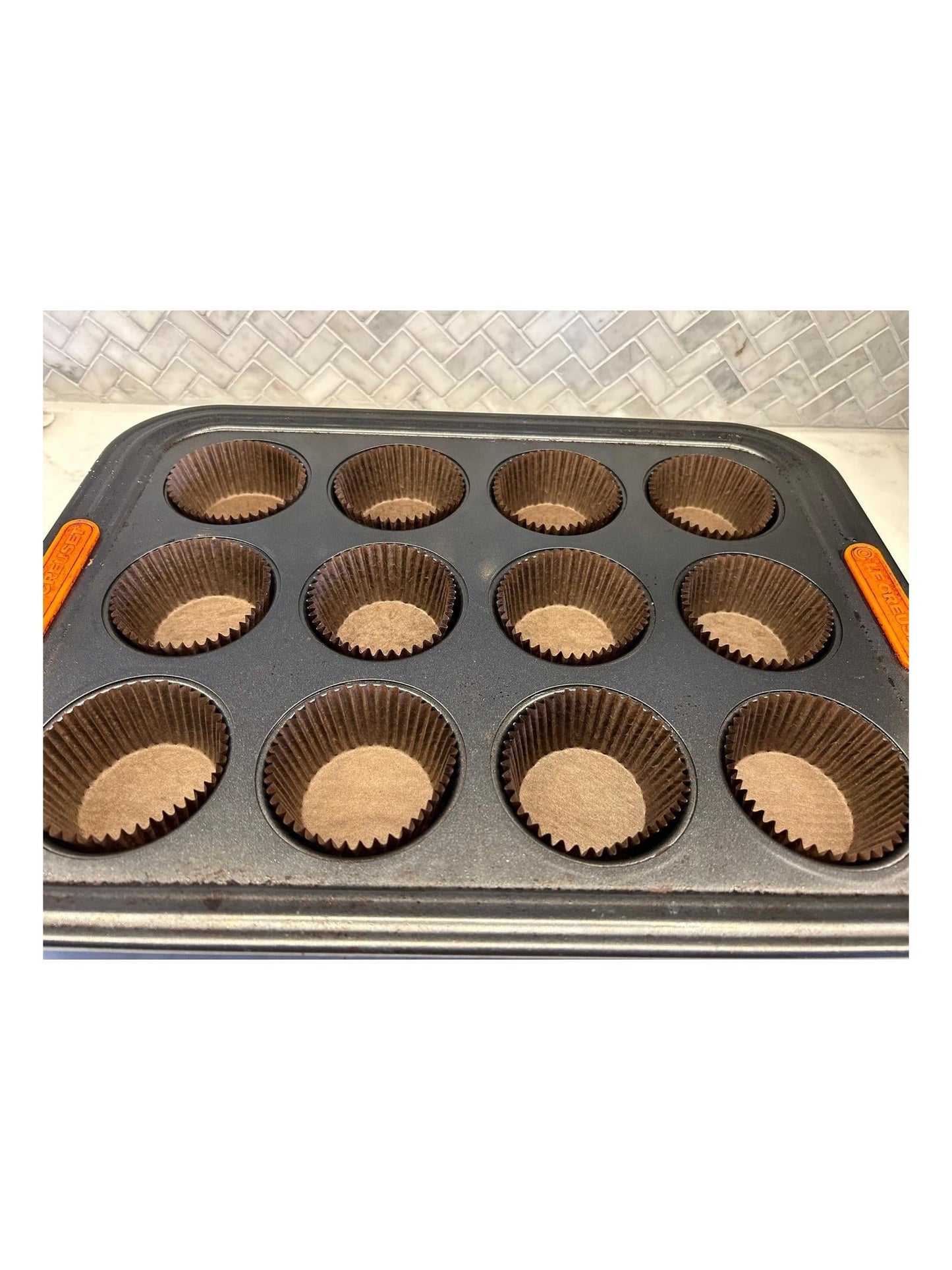 Traditional Muffin Cupcake Cups - Brown 32slv/ctn 525/sleeve