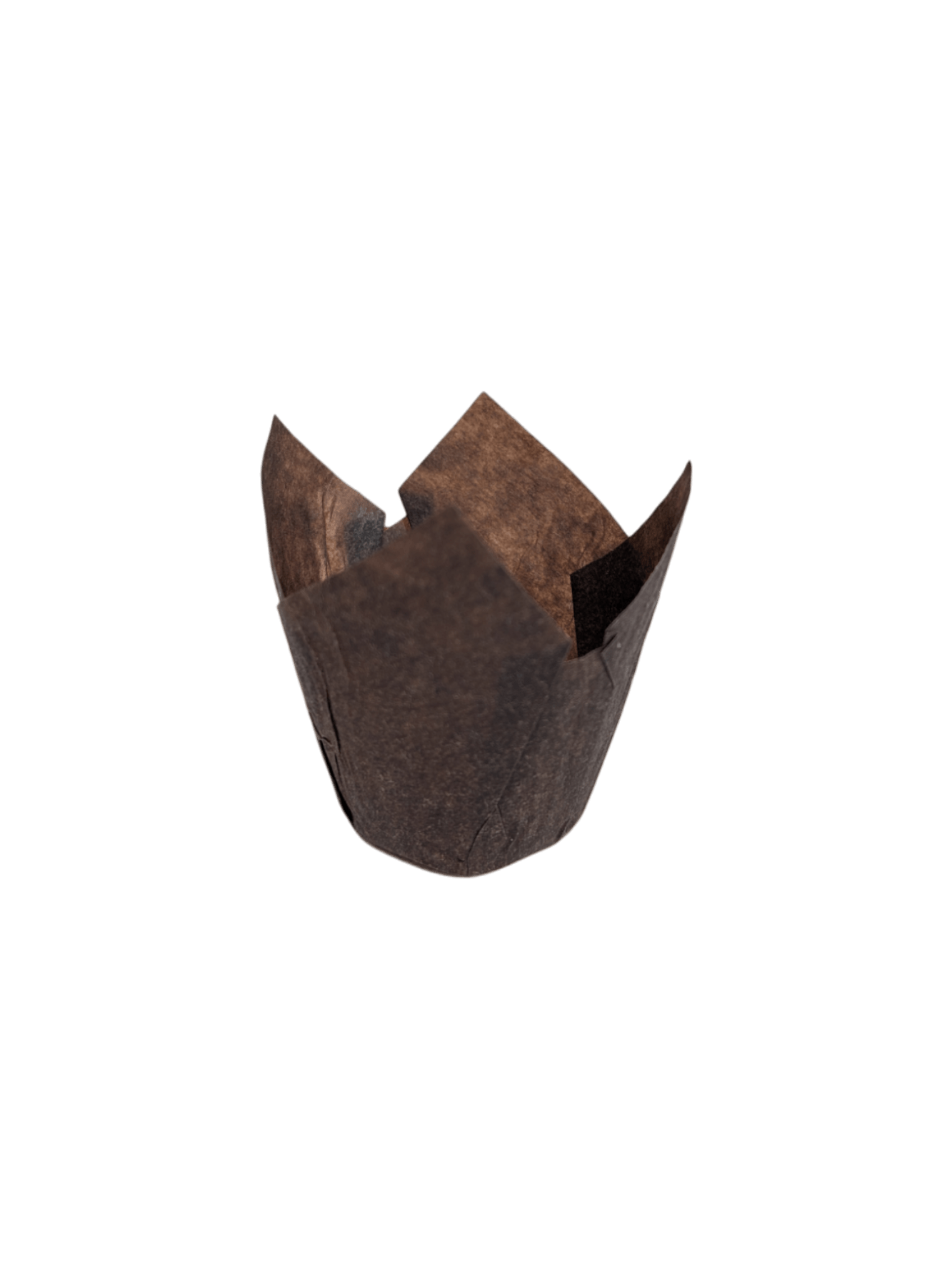 Tulip Mini Muffin Cups - Brown 24slv/ctn 145/sleeve