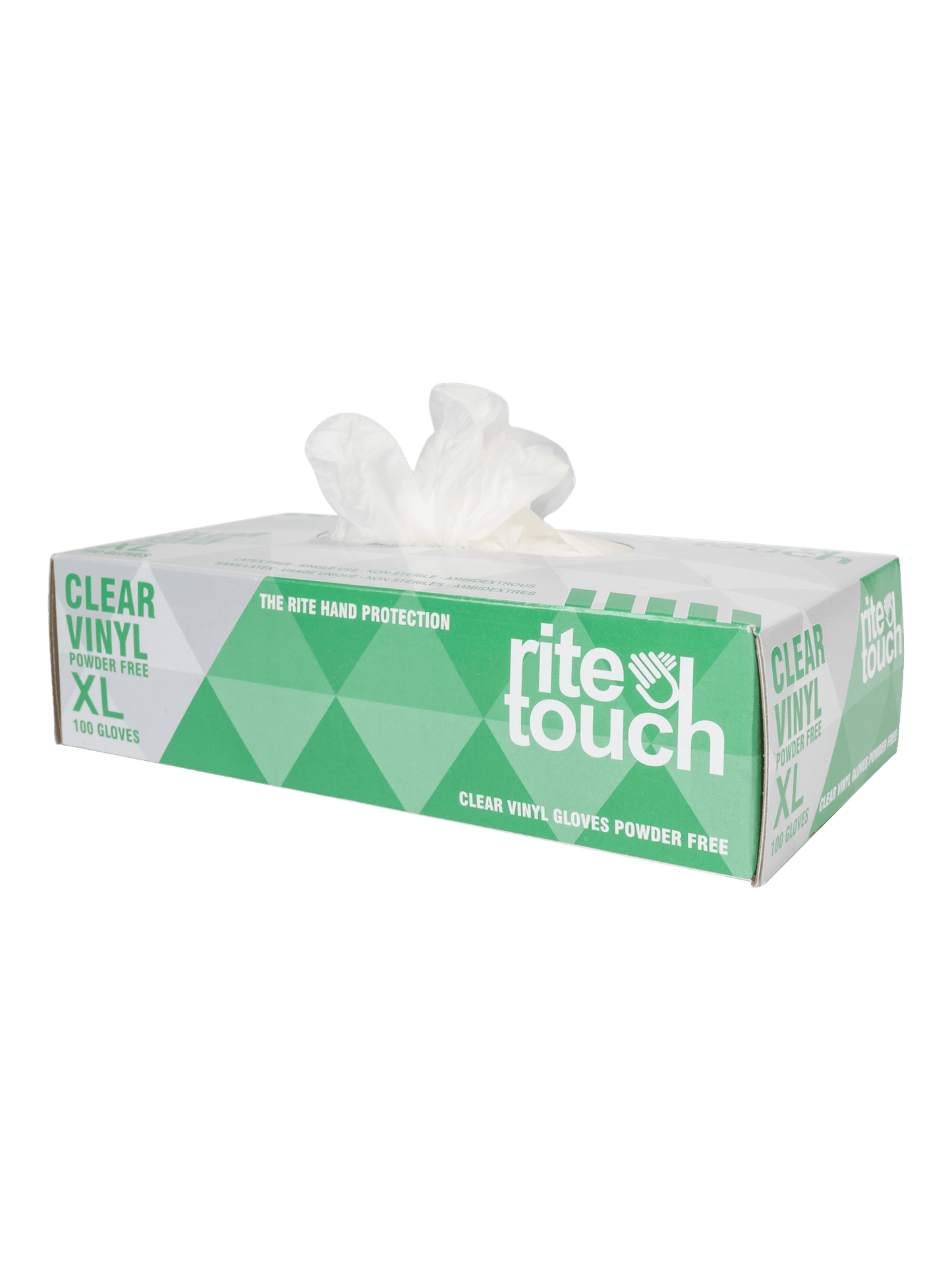 Vinyl Gloves X-Large Powder Free 100/pk