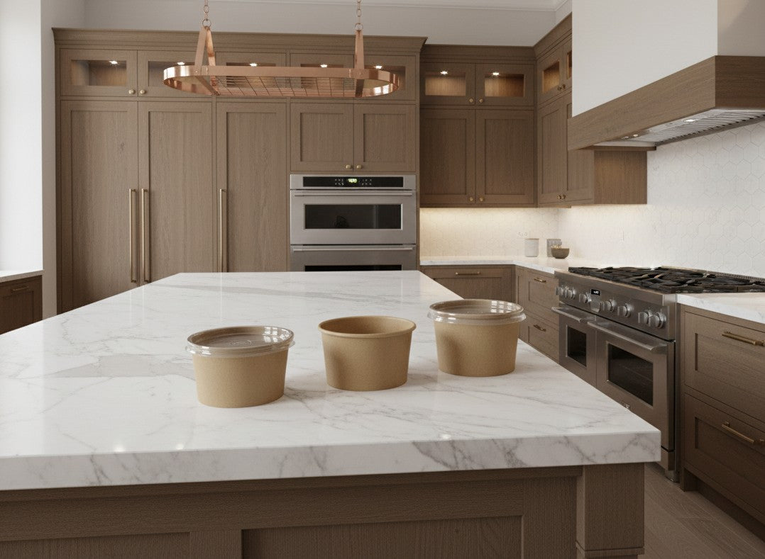 Paper Soup Cups Brown Series