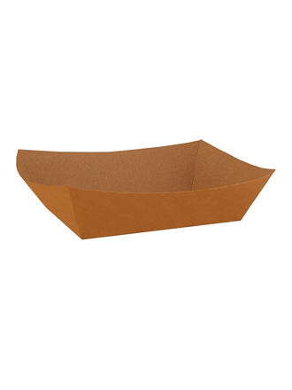 5lb. Food Tray Kraft 500/ctn