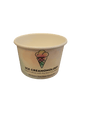 6oz Ice Creamonology Ice cream paper cup PE 1000/ctn