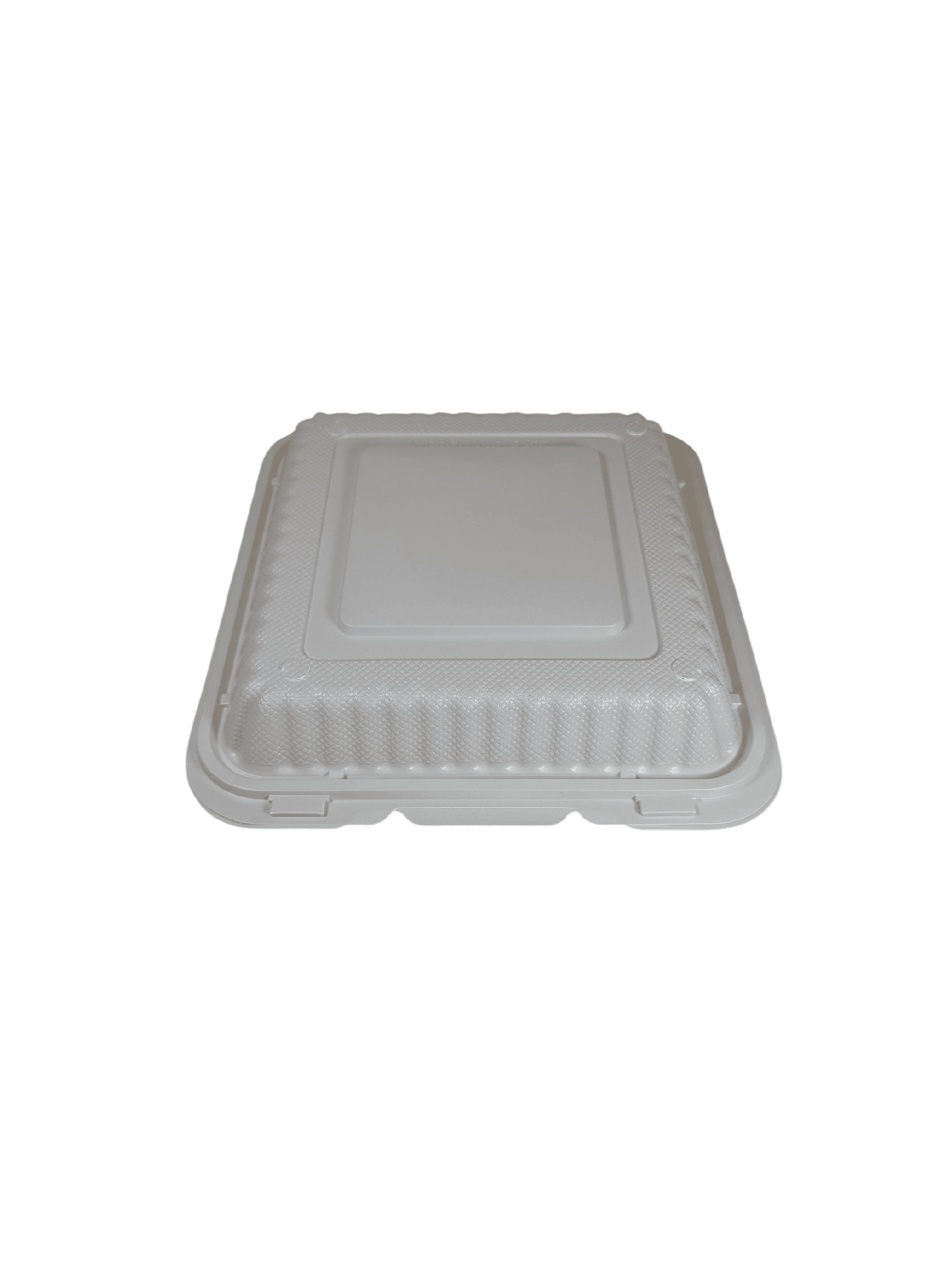 9 x 9 Plastic Hinged Container White 150/ctn