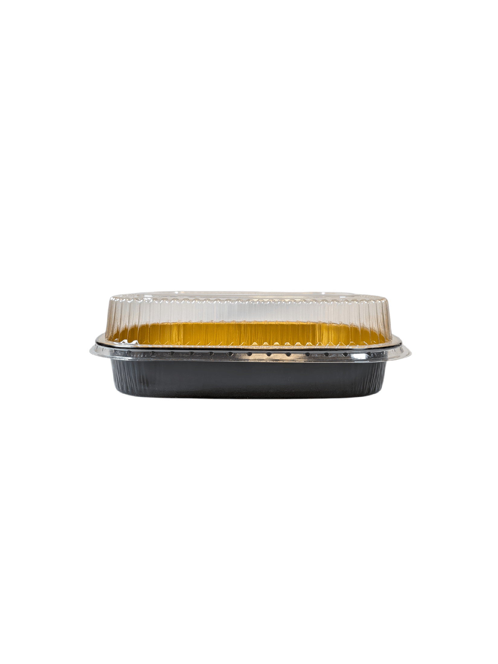 Black & Gold Foil Large Entree Container 72oz. 120/ctn *LIMITED TIME SPECIAL