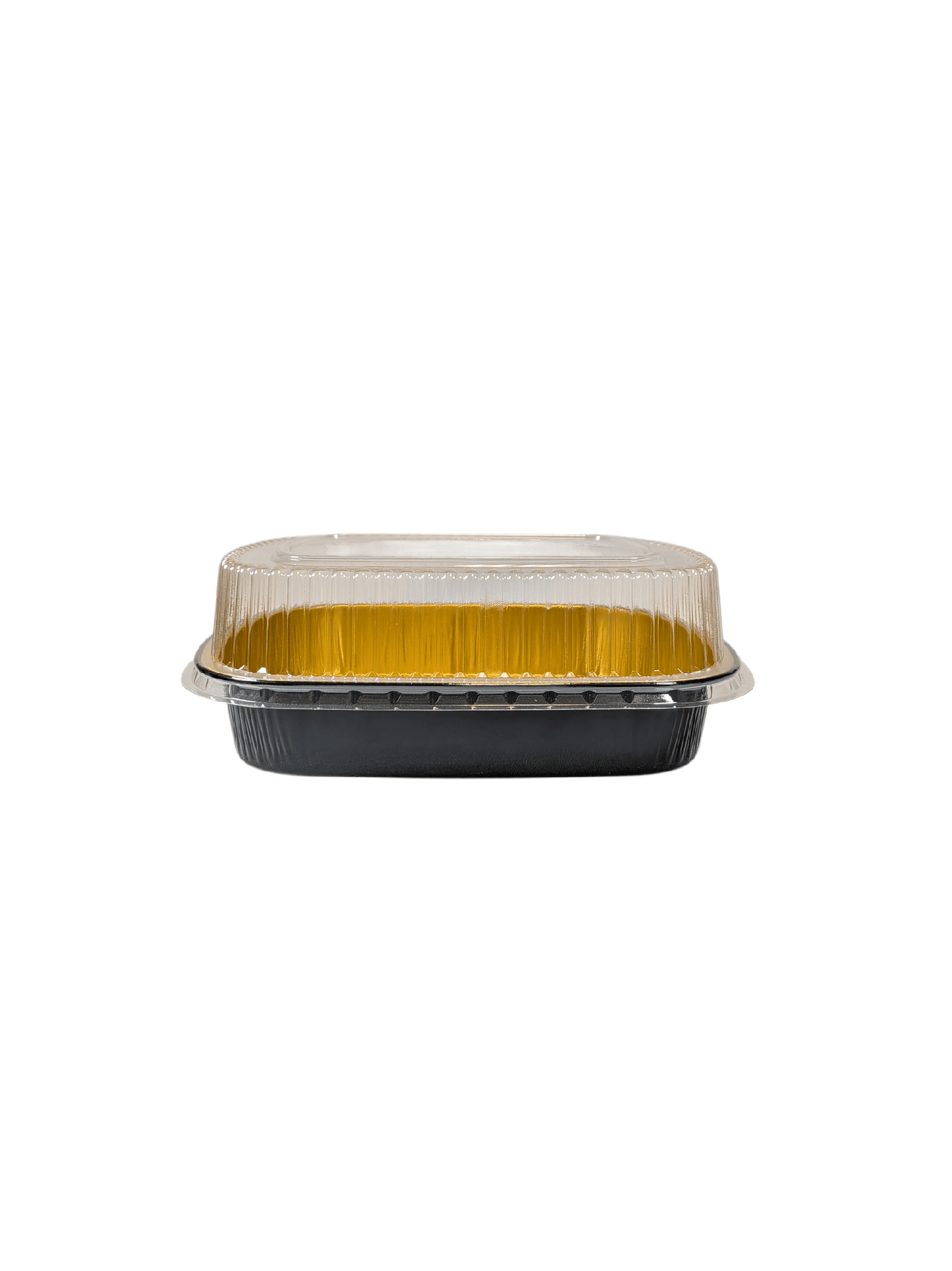 Black & Gold Foil Medium Entree Container 52oz. 120/ctn *LIMITED TIME SPECIAL