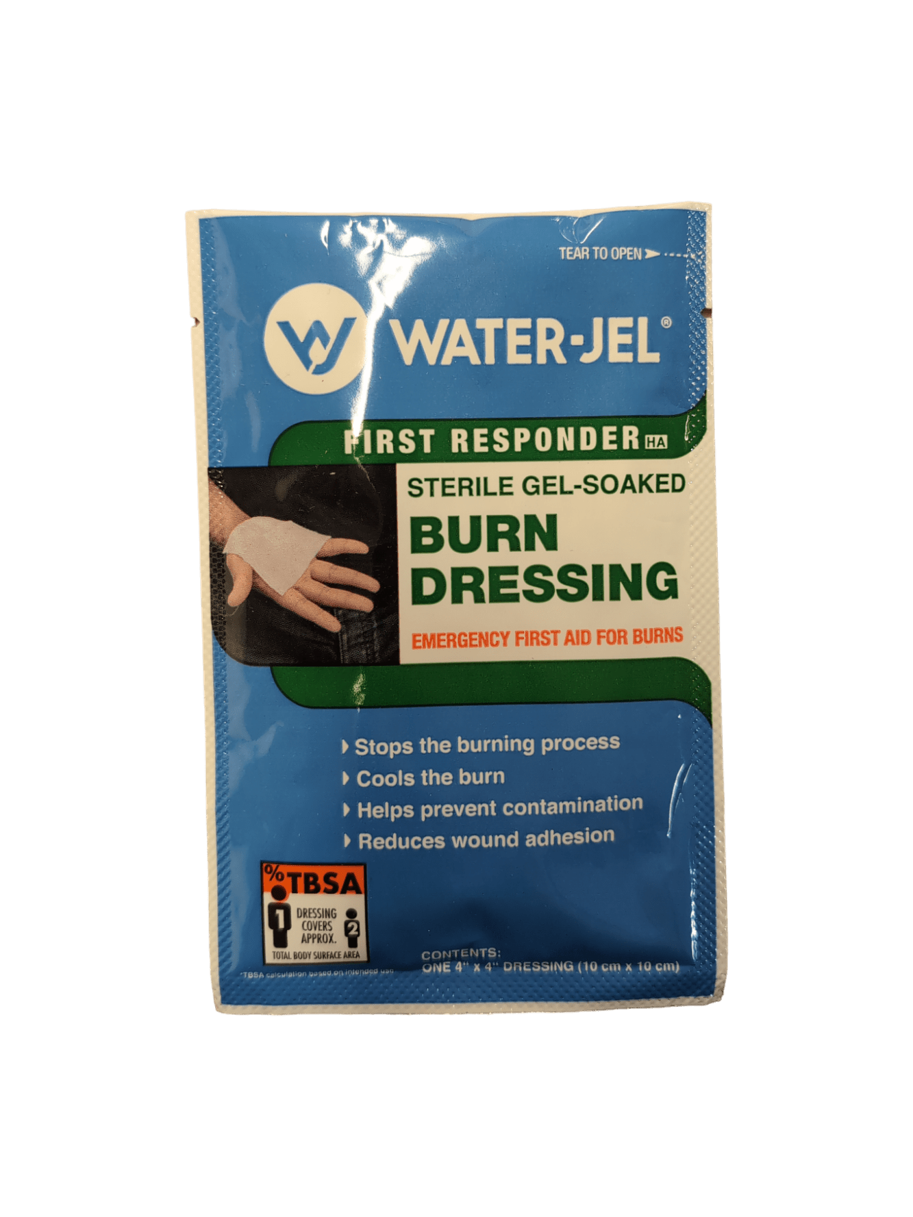 Burn Dressing Water Gel 10.2 x 10.2cm