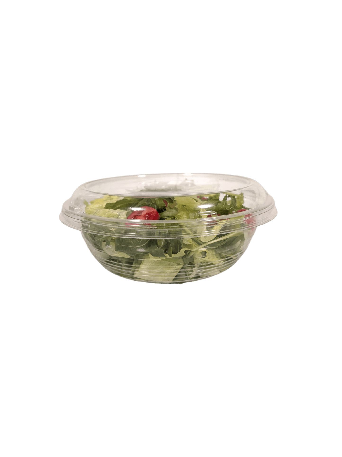 Clear Round Salad Bowl with Lid 24oz. 150/sets